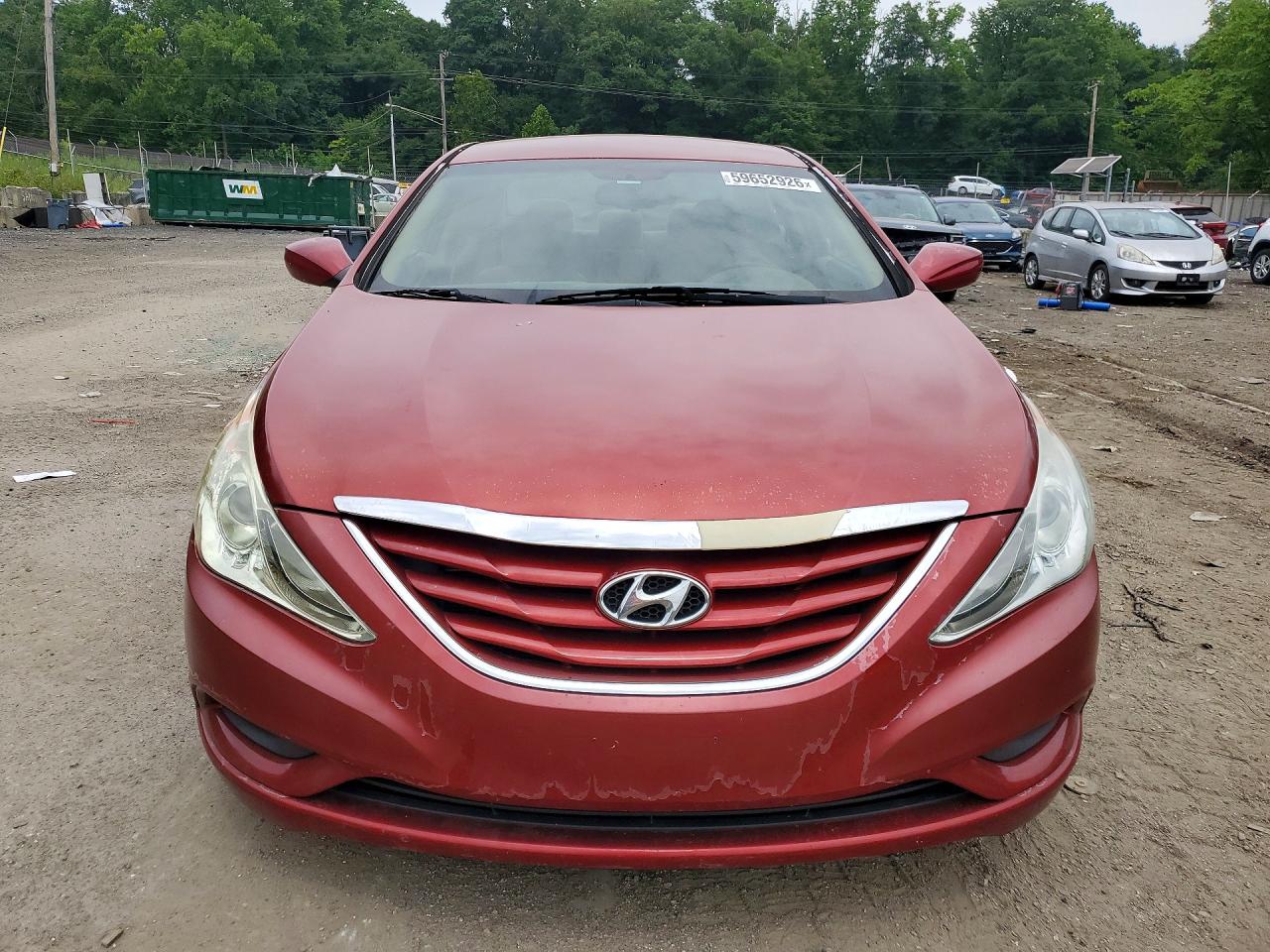 2012 Hyundai Sonata Gls Red vin: 5NPEB4AC1CH428117