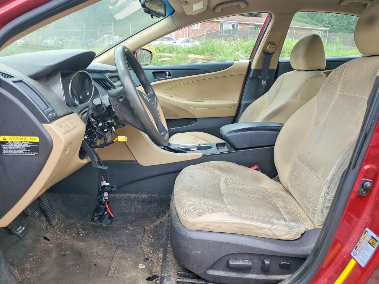 2012 Hyundai Sonata Gls Red vin: 5NPEB4AC1CH428117
