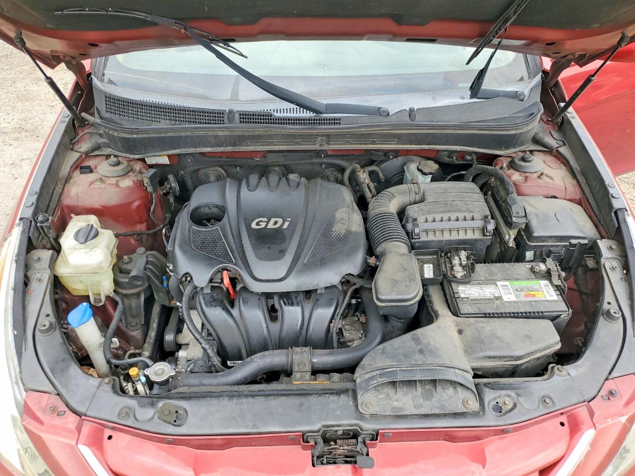 2012 Hyundai Sonata Gls Red vin: 5NPEB4AC1CH428117