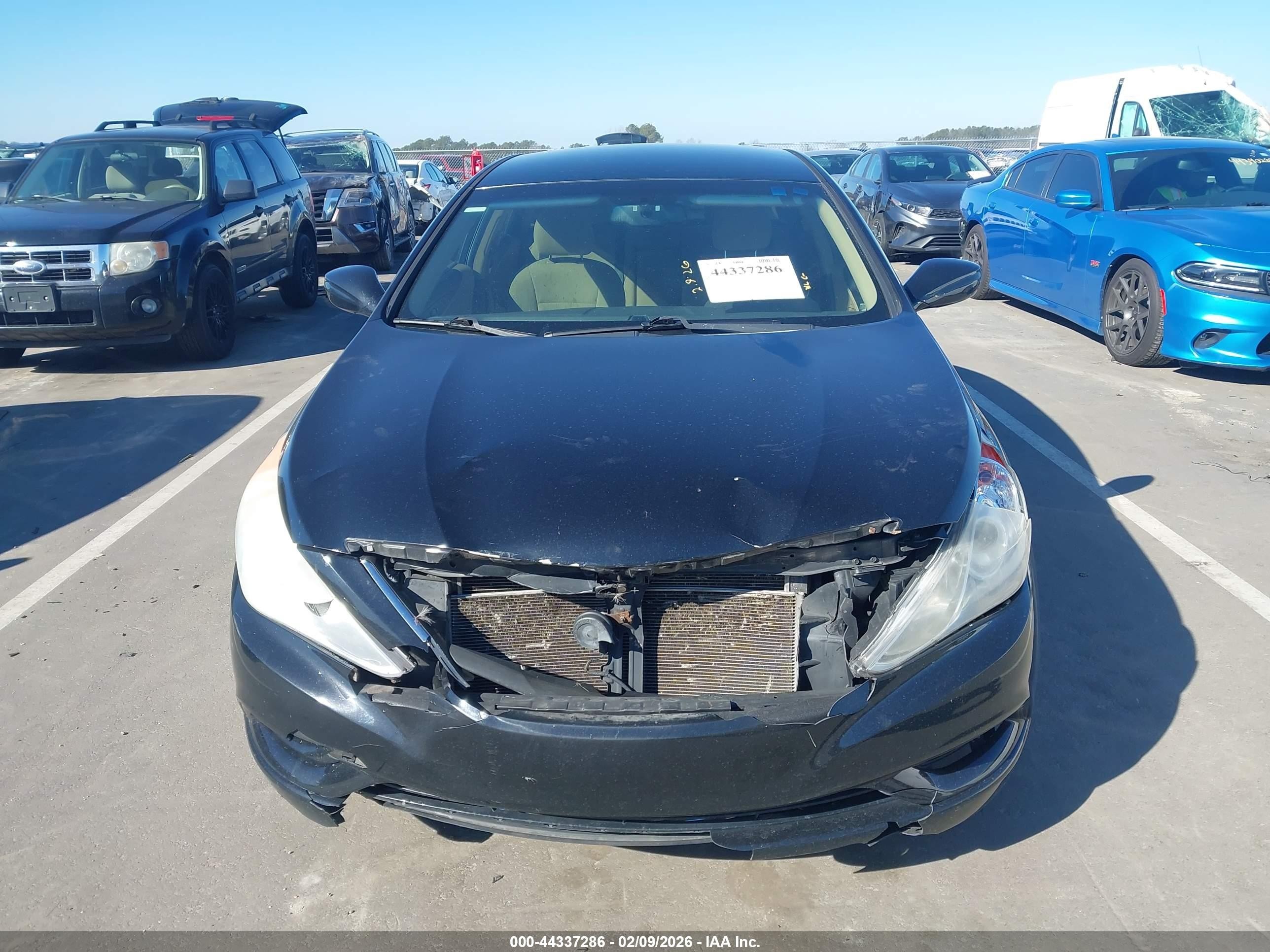 2012 Hyundai Sonata Gls Black vin: 5NPEB4AC1CH434676