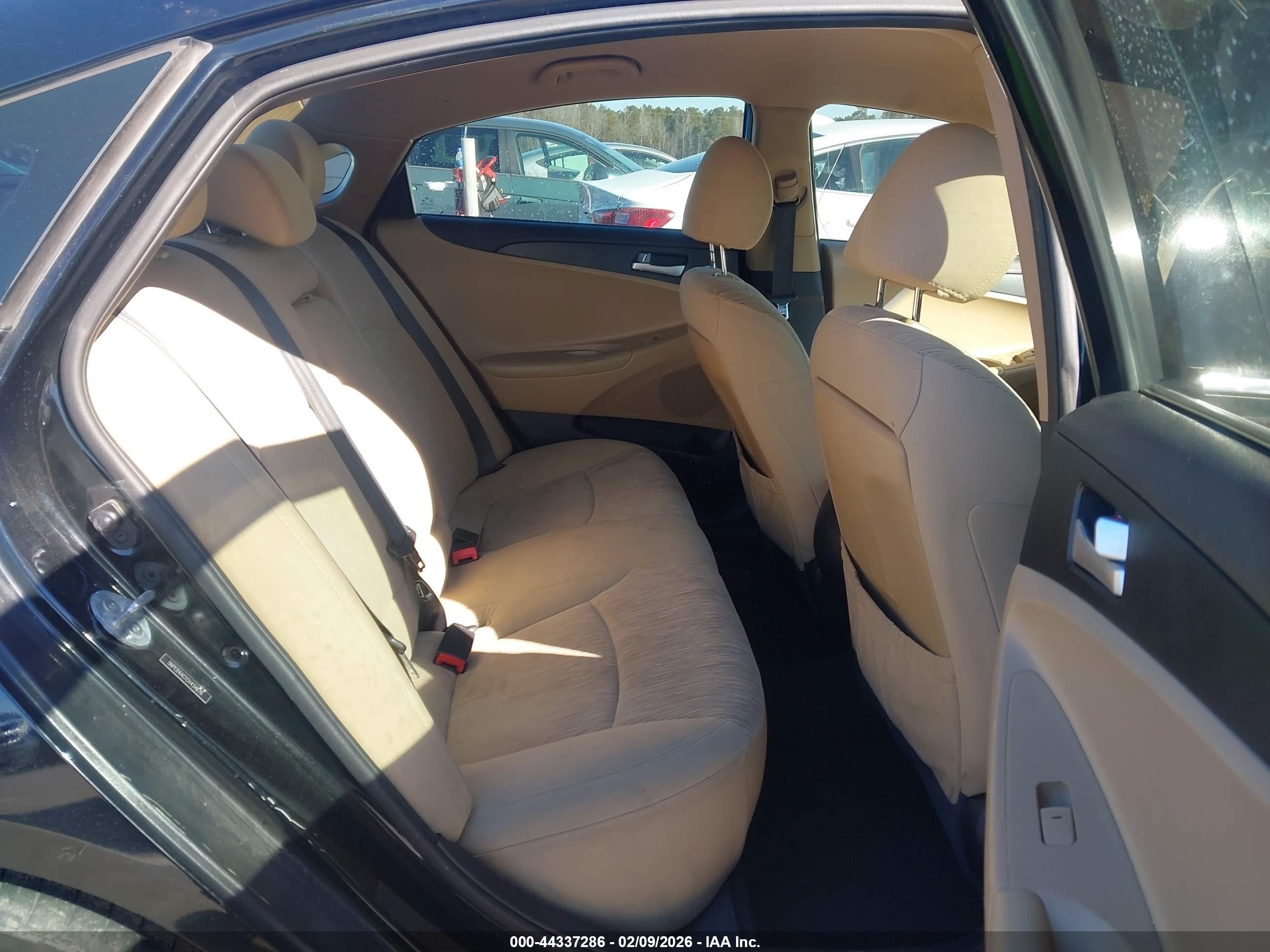 2012 Hyundai Sonata Gls Black vin: 5NPEB4AC1CH434676