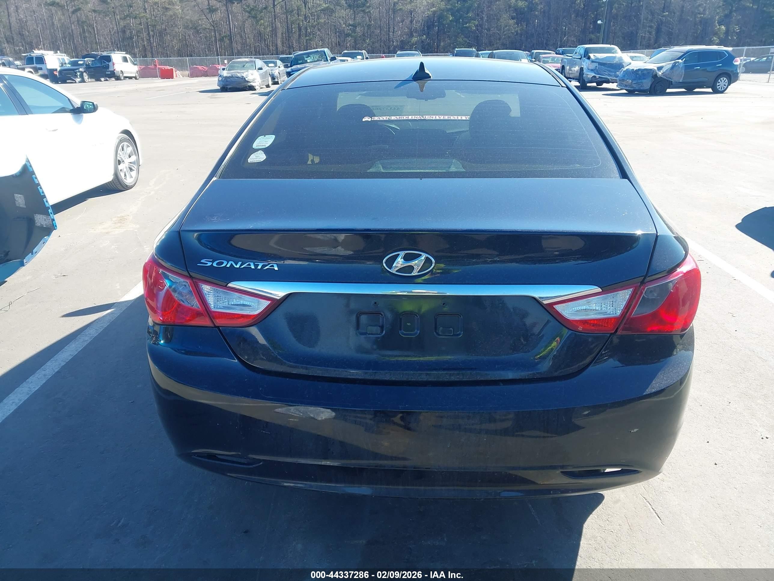 2012 Hyundai Sonata Gls Black vin: 5NPEB4AC1CH434676