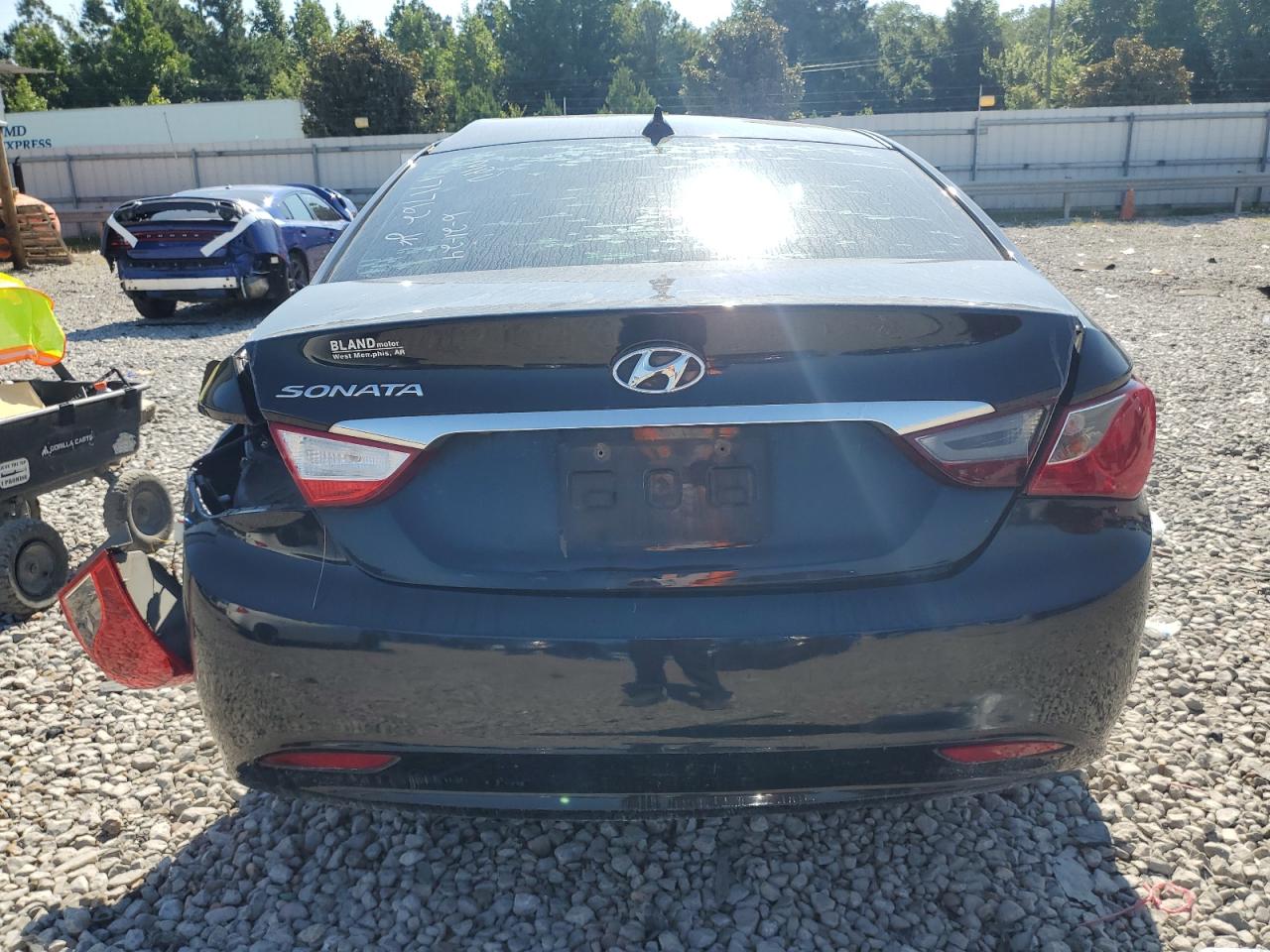 2012 Hyundai Sonata Gls Black vin: 5NPEB4AC1CH436976