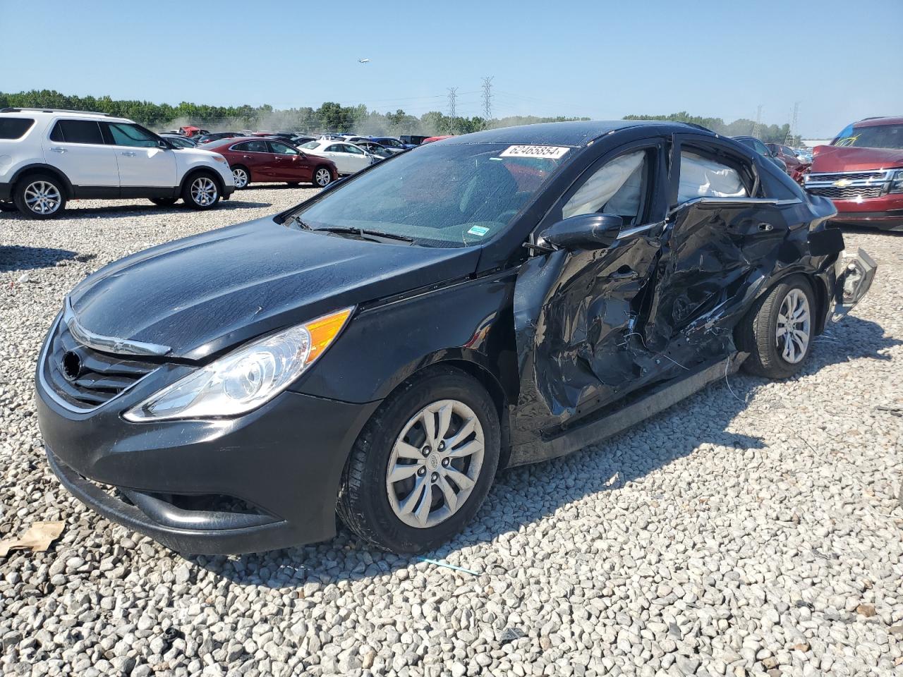 2012 Hyundai Sonata Gls Black vin: 5NPEB4AC1CH436976