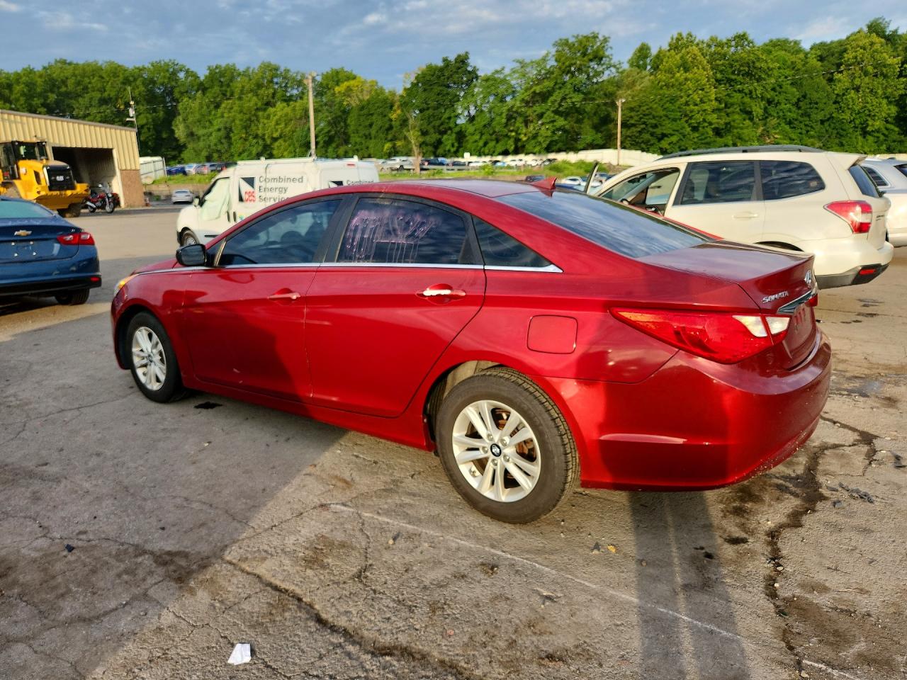 2012 Hyundai Sonata Gls Red vin: 5NPEB4AC1CH438890