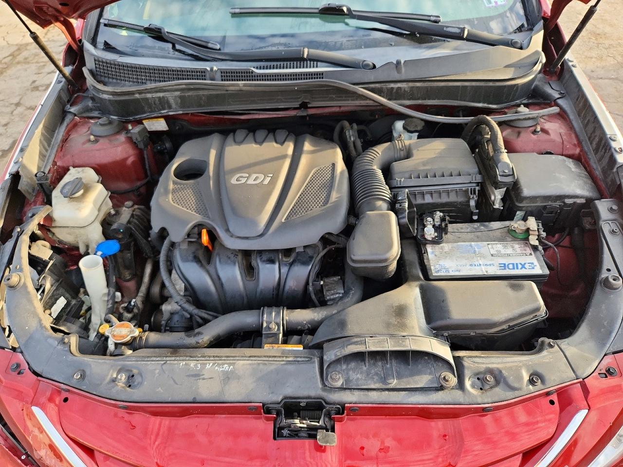 2012 Hyundai Sonata Gls Red vin: 5NPEB4AC1CH438890