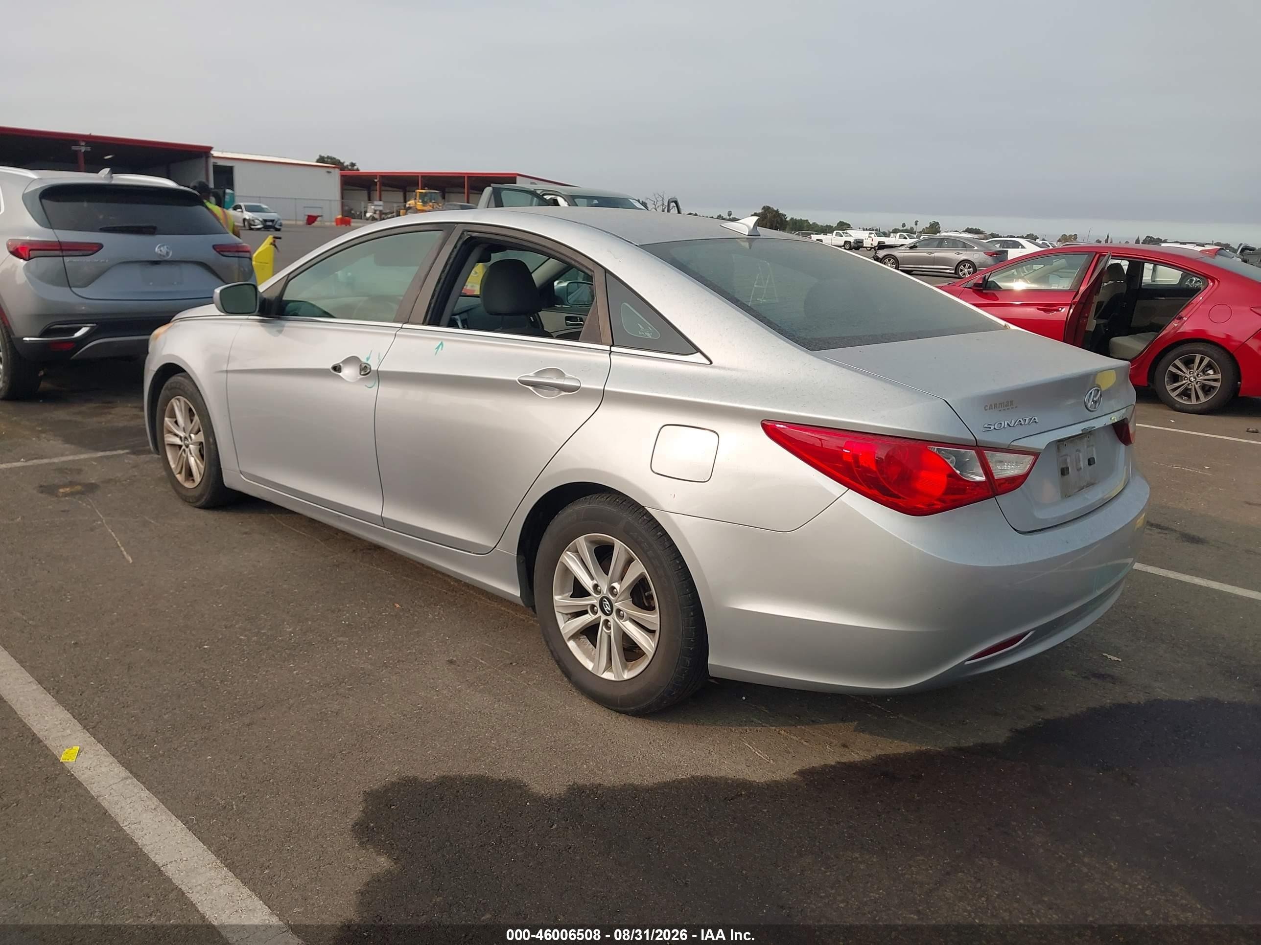 2012 Hyundai Sonata Gls Silver vin: 5NPEB4AC1CH448769