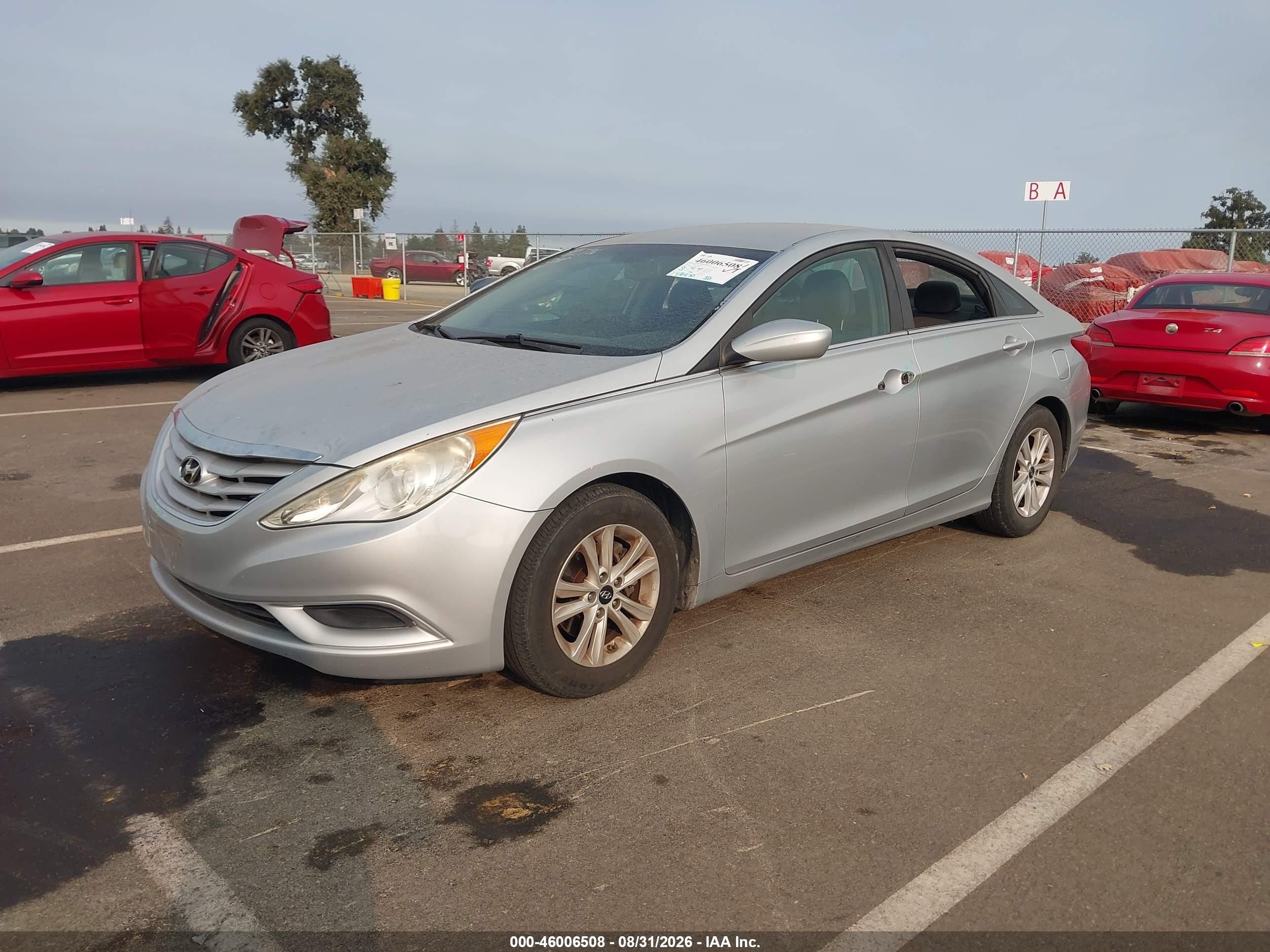 2012 Hyundai Sonata Gls Silver vin: 5NPEB4AC1CH448769