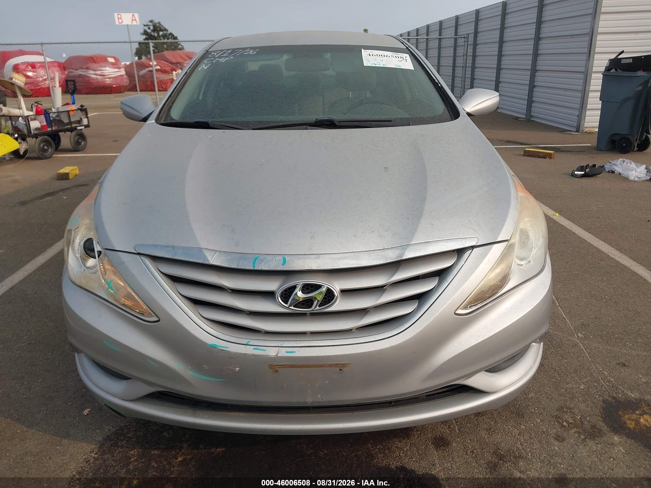 2012 Hyundai Sonata Gls Silver vin: 5NPEB4AC1CH448769