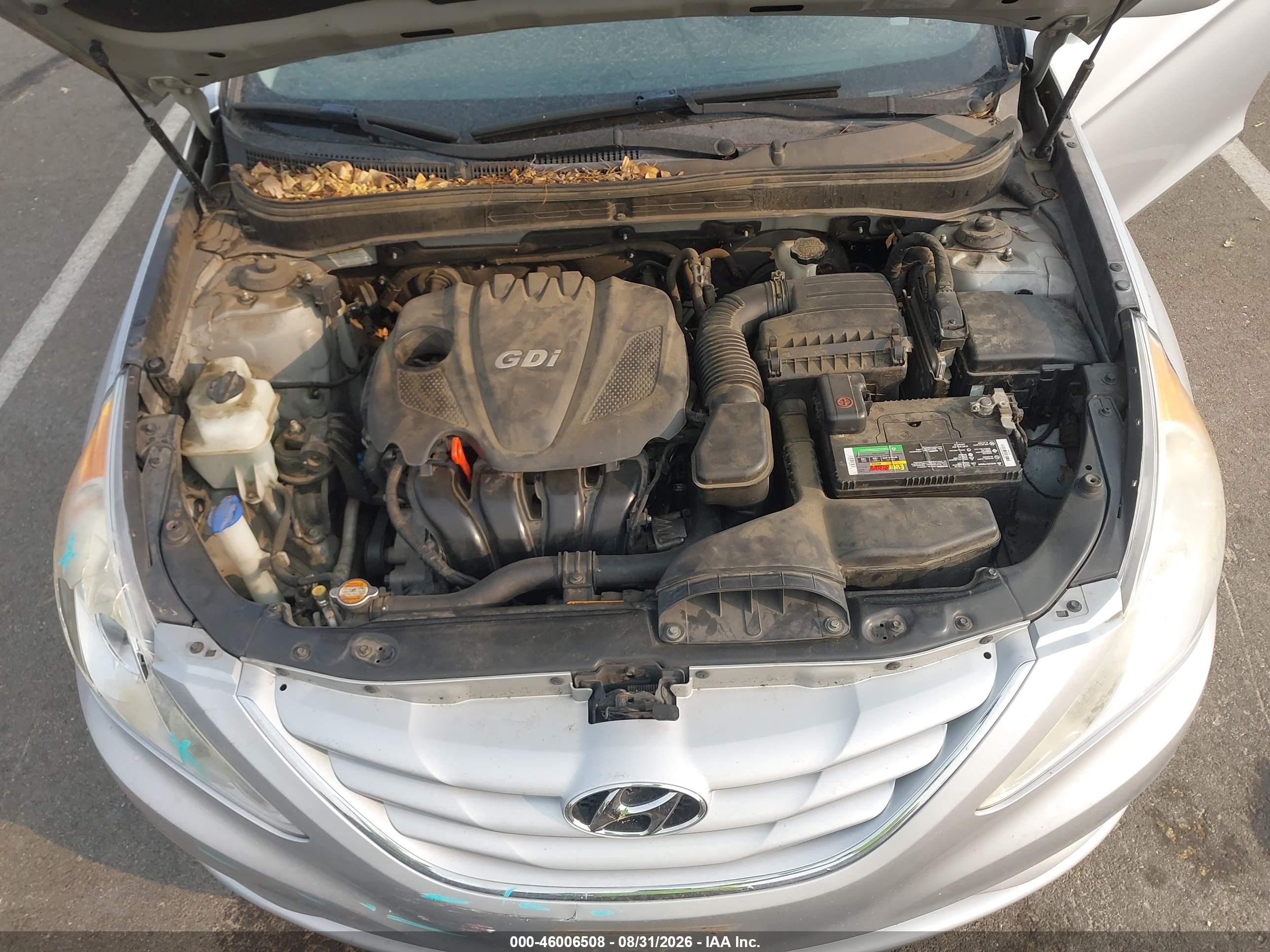 2012 Hyundai Sonata Gls Silver vin: 5NPEB4AC1CH448769