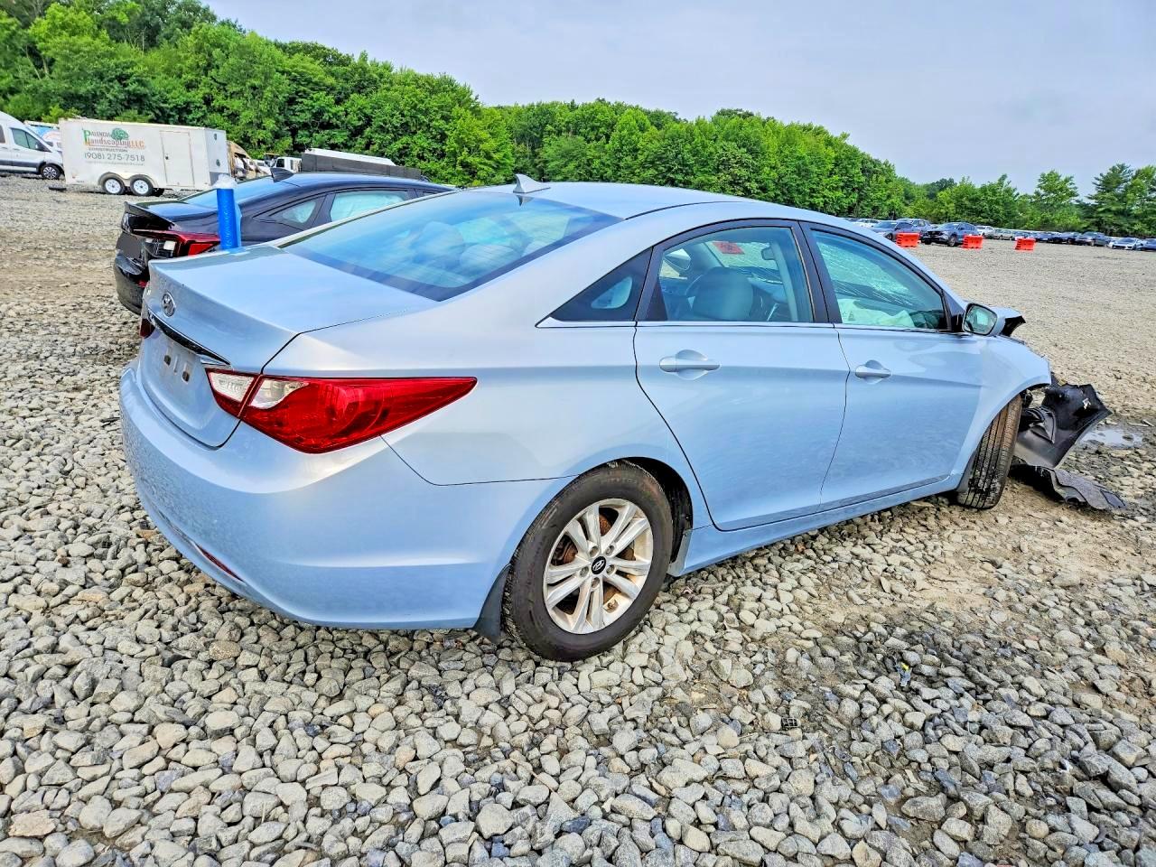 2012 Hyundai Sonata Gls Blue vin: 5NPEB4AC1CH449288