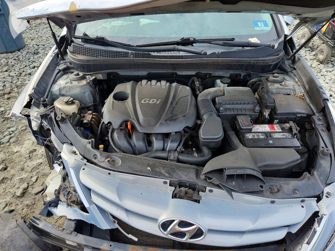 2012 Hyundai Sonata Gls Blue vin: 5NPEB4AC1CH449288