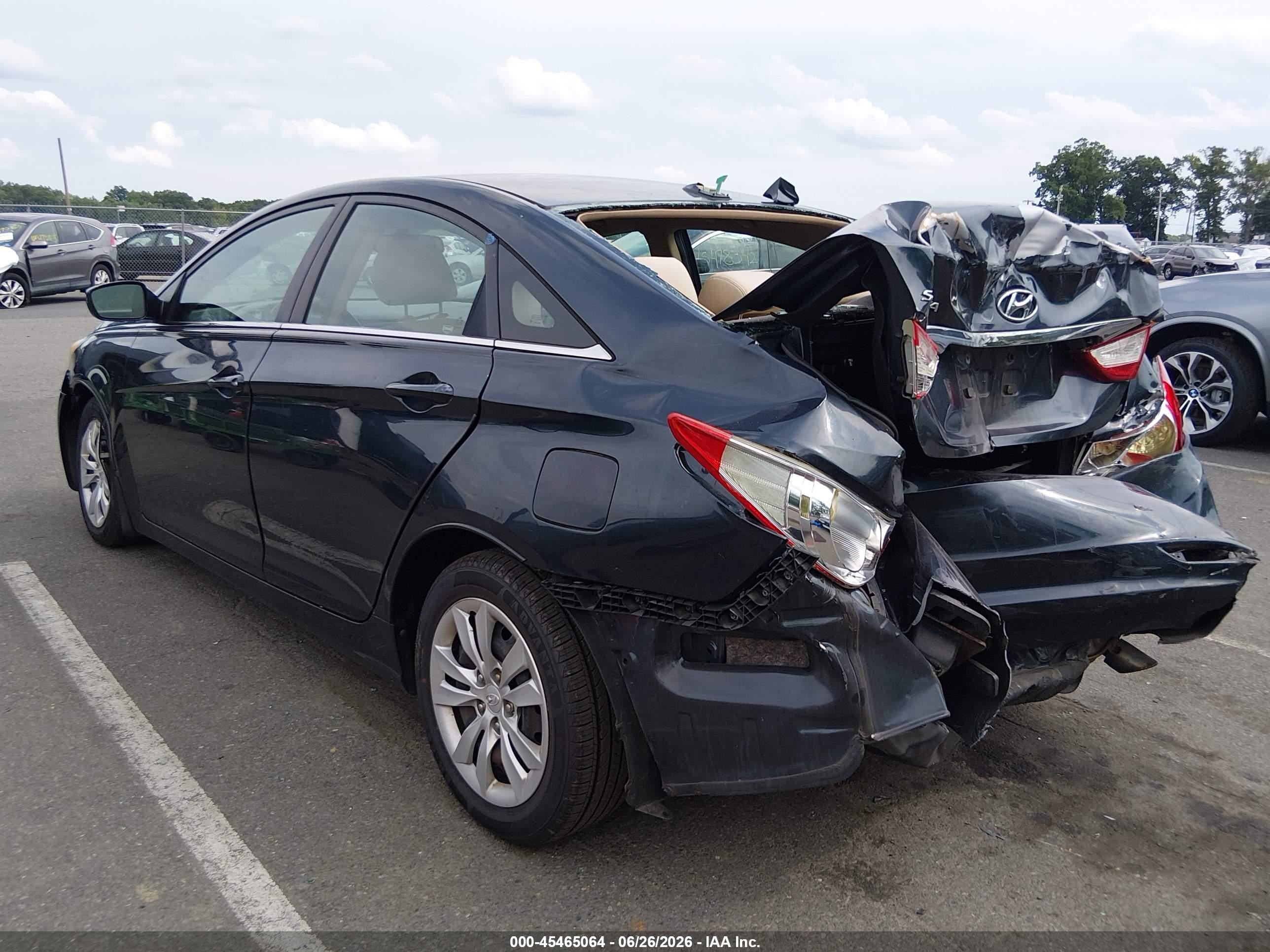 2012 Hyundai Sonata Gls Dark Blue vin: 5NPEB4AC1CH455172