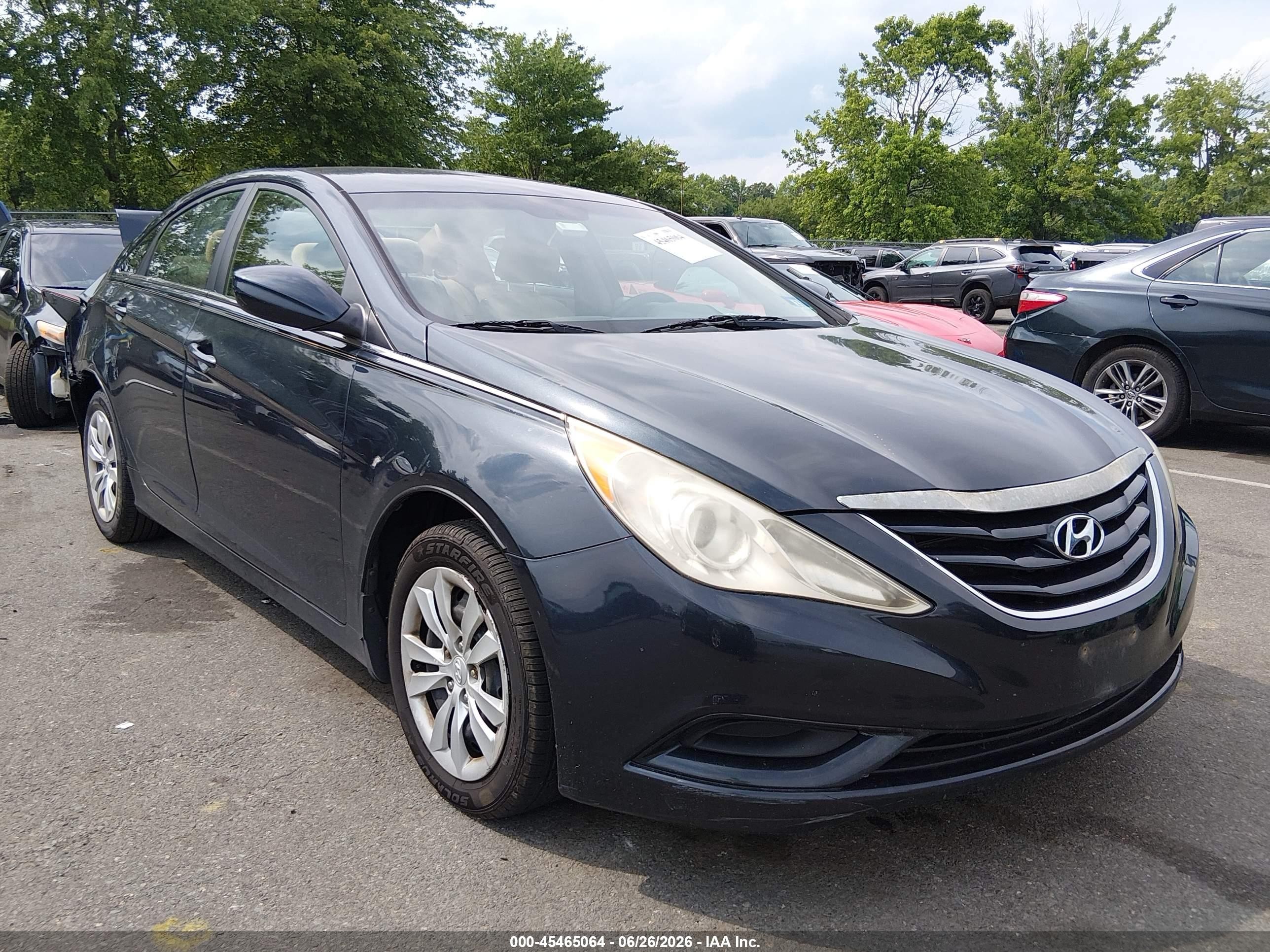 2012 Hyundai Sonata Gls Dark Blue vin: 5NPEB4AC1CH455172