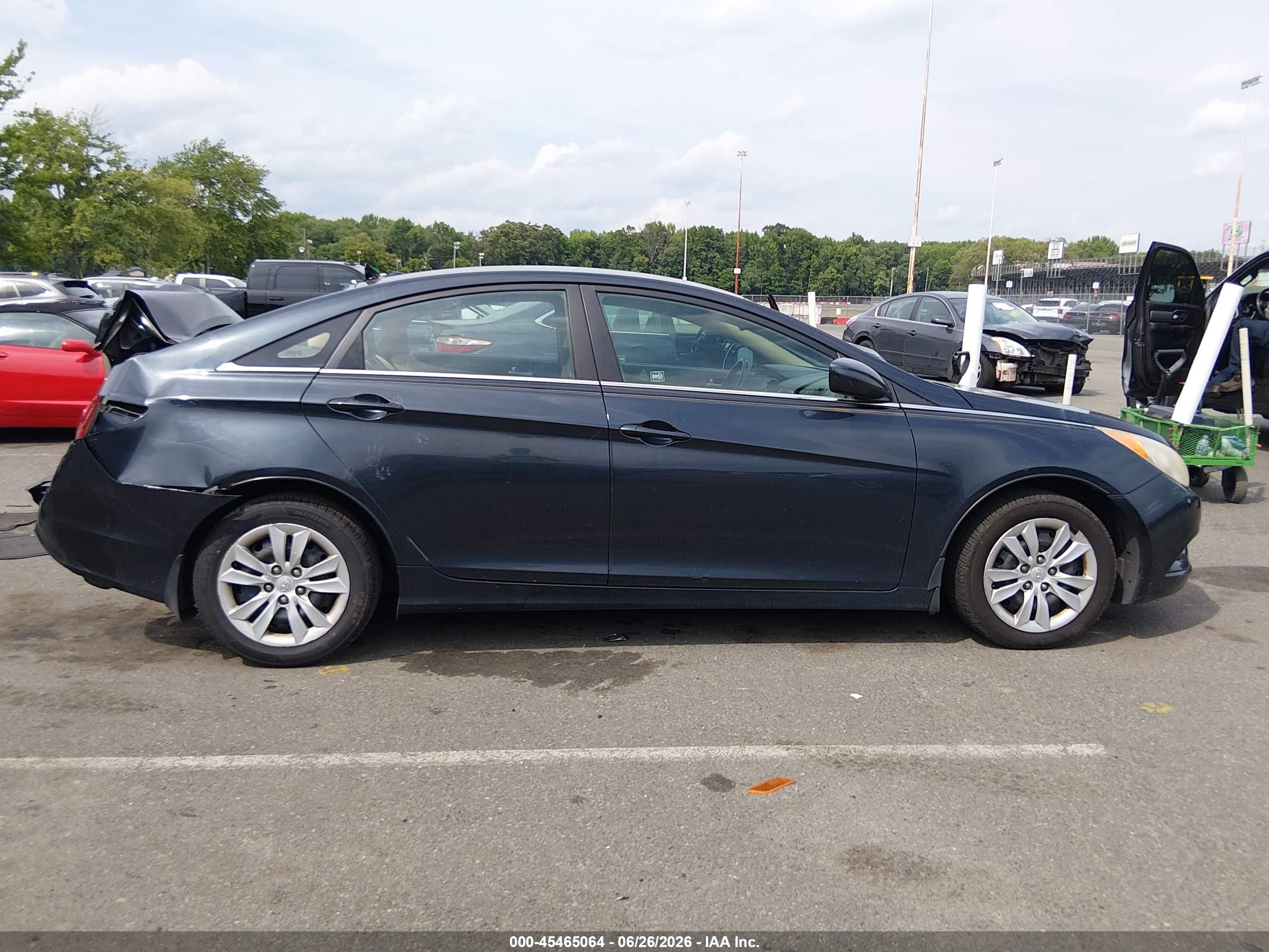 2012 Hyundai Sonata Gls Dark Blue vin: 5NPEB4AC1CH455172
