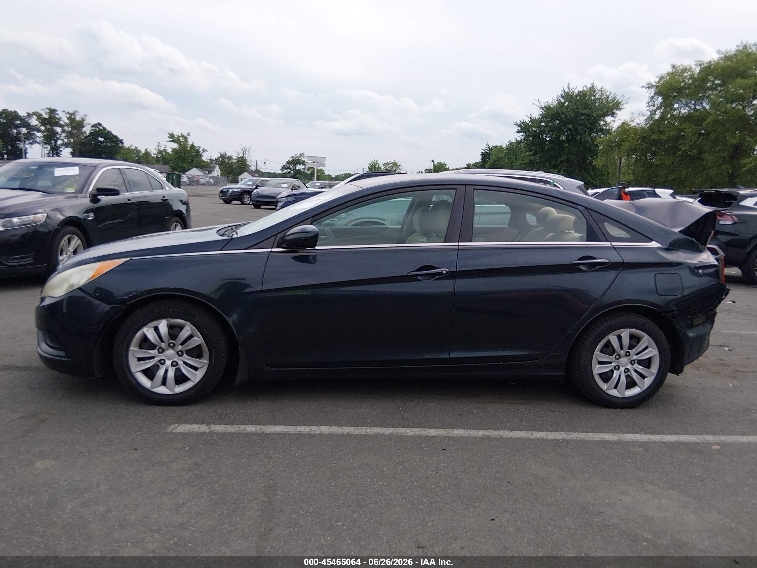 2012 Hyundai Sonata Gls Dark Blue vin: 5NPEB4AC1CH455172