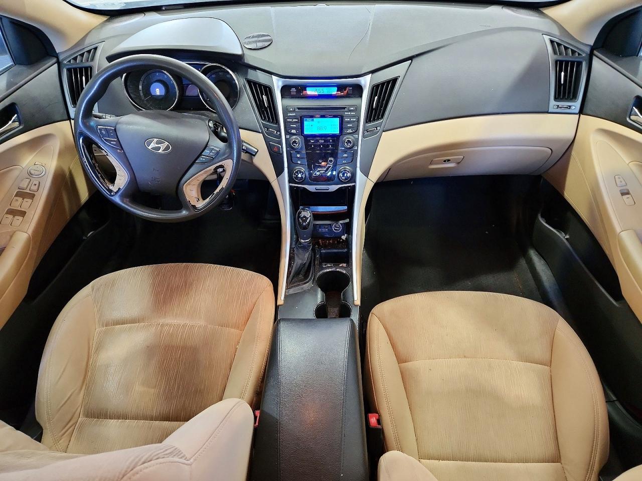 2012 Hyundai Sonata Gls White vin: 5NPEB4AC1CH455866