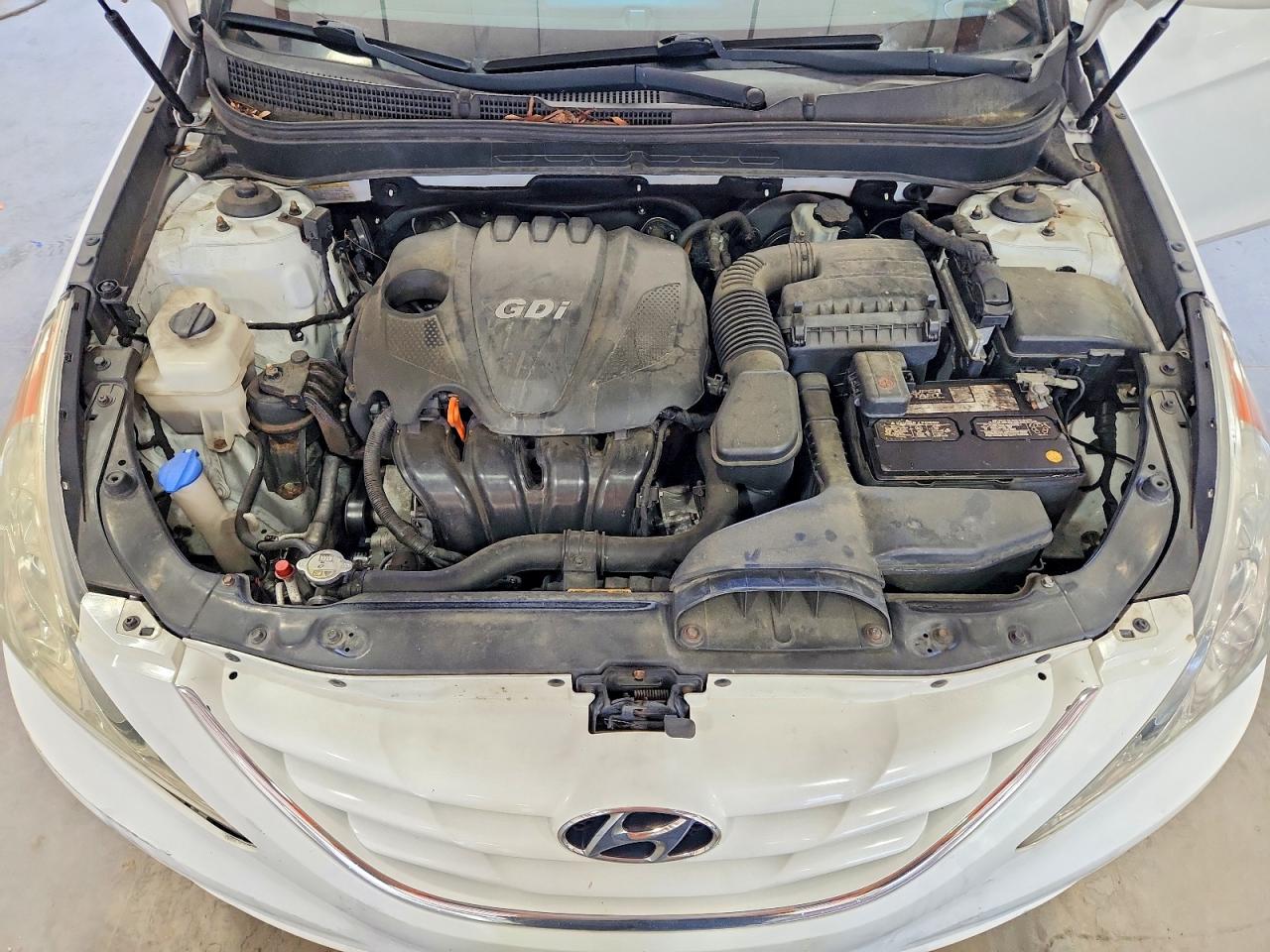 2012 Hyundai Sonata Gls White vin: 5NPEB4AC1CH455866
