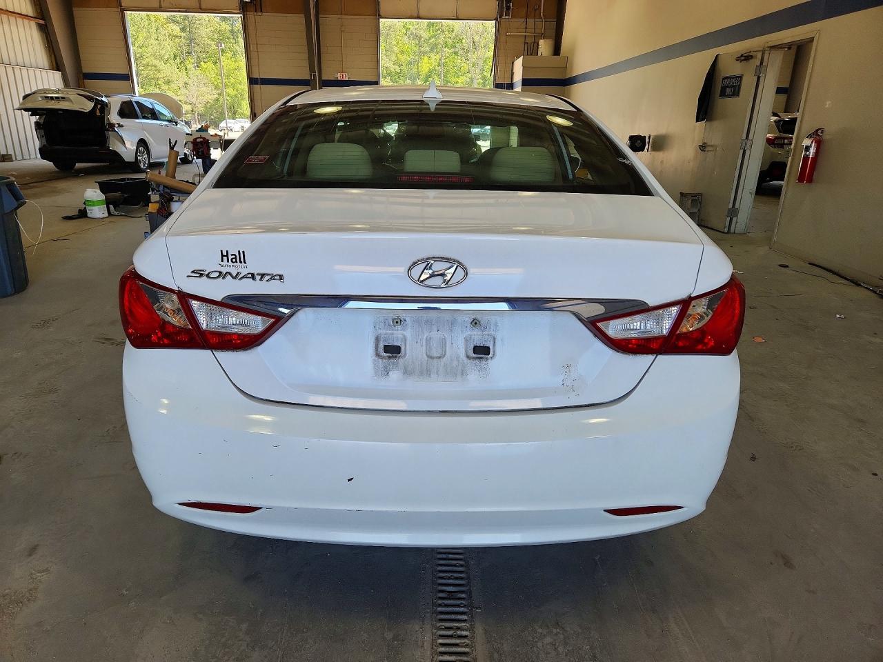 2012 Hyundai Sonata Gls White vin: 5NPEB4AC1CH455866