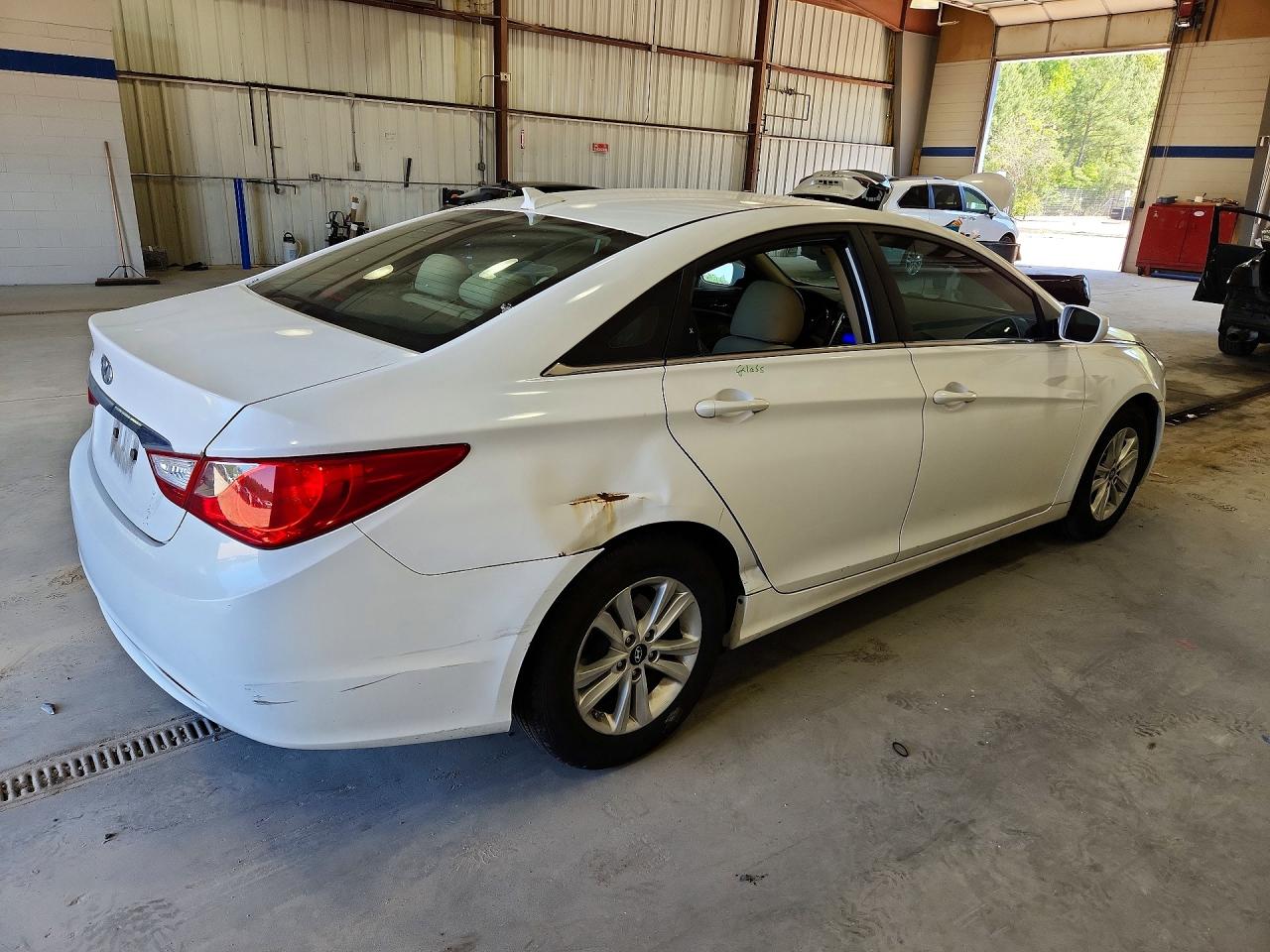 2012 Hyundai Sonata Gls White vin: 5NPEB4AC1CH455866
