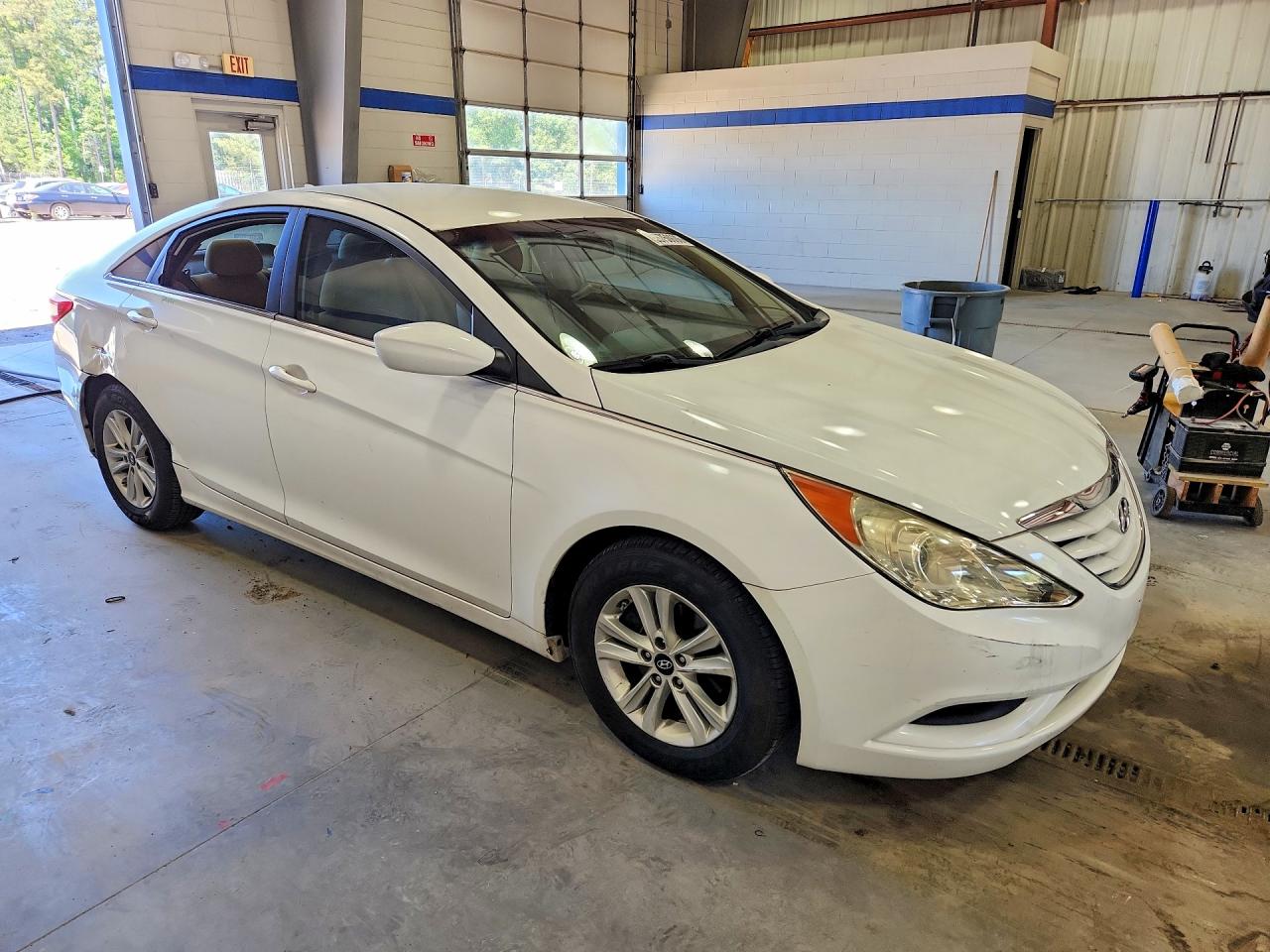 2012 Hyundai Sonata Gls White vin: 5NPEB4AC1CH455866