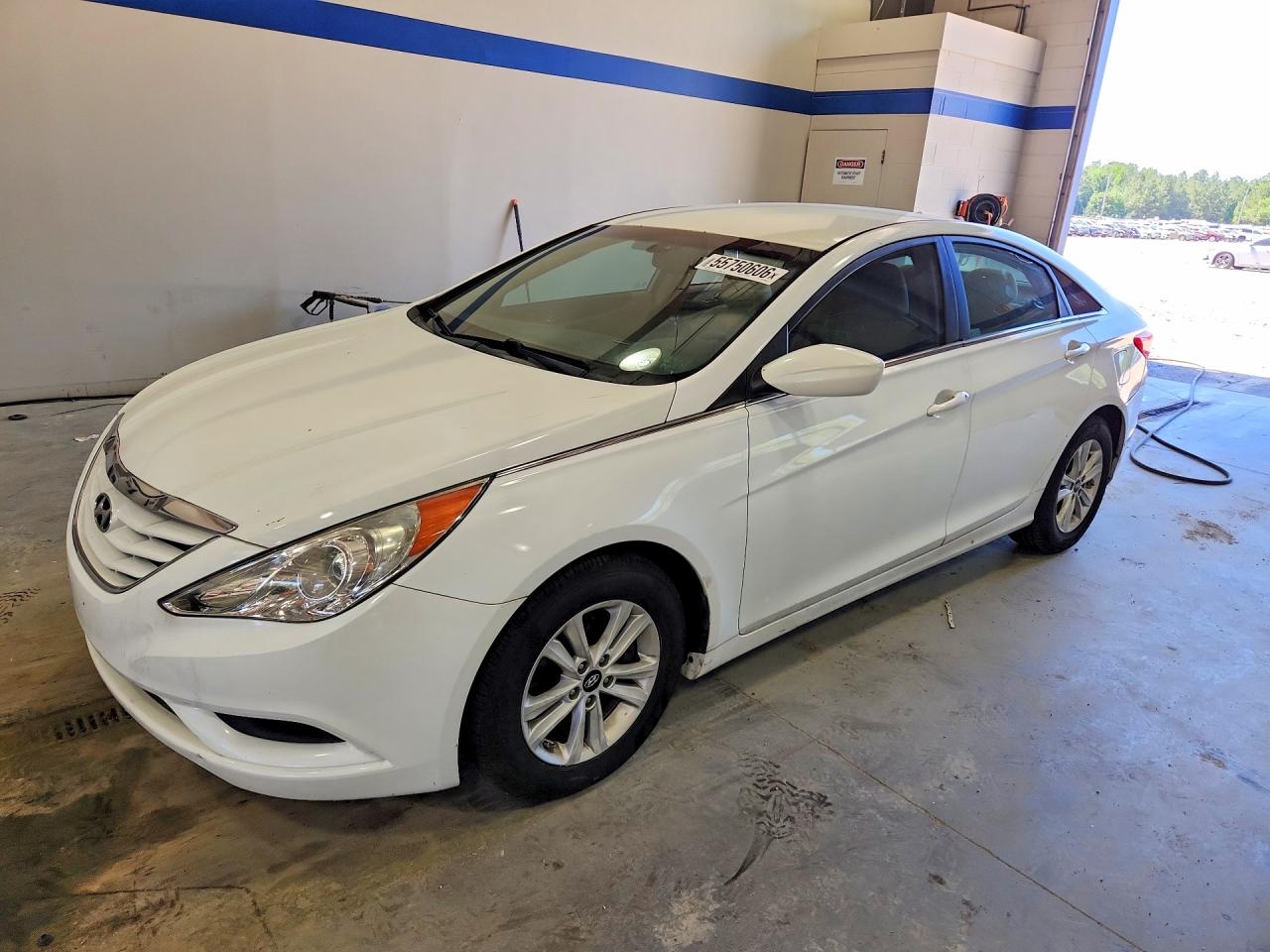 2012 Hyundai Sonata Gls White vin: 5NPEB4AC1CH455866