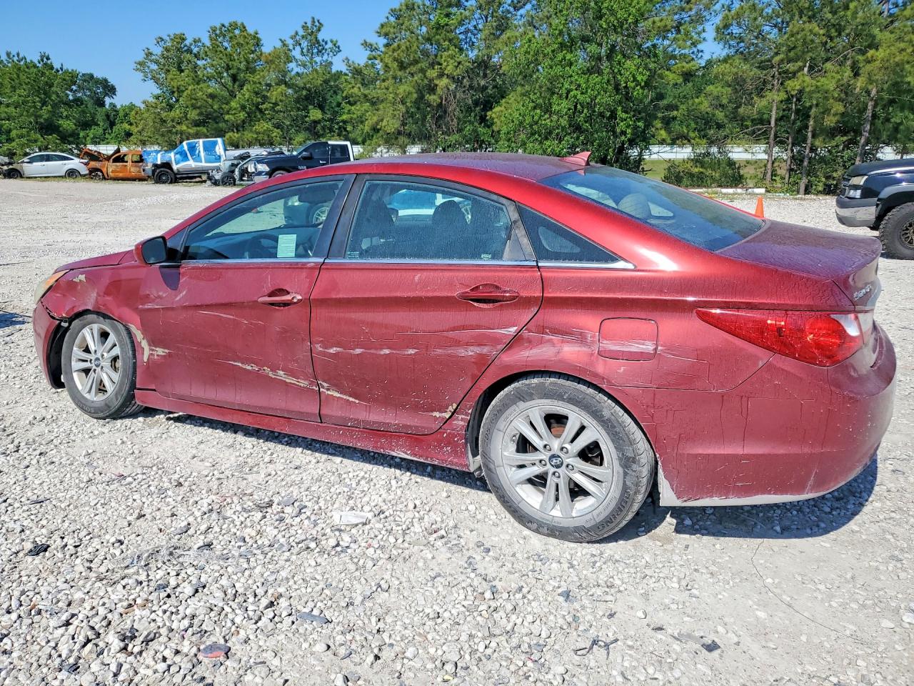 2012 Hyundai Sonata Gls Red vin: 5NPEB4AC1CH459612