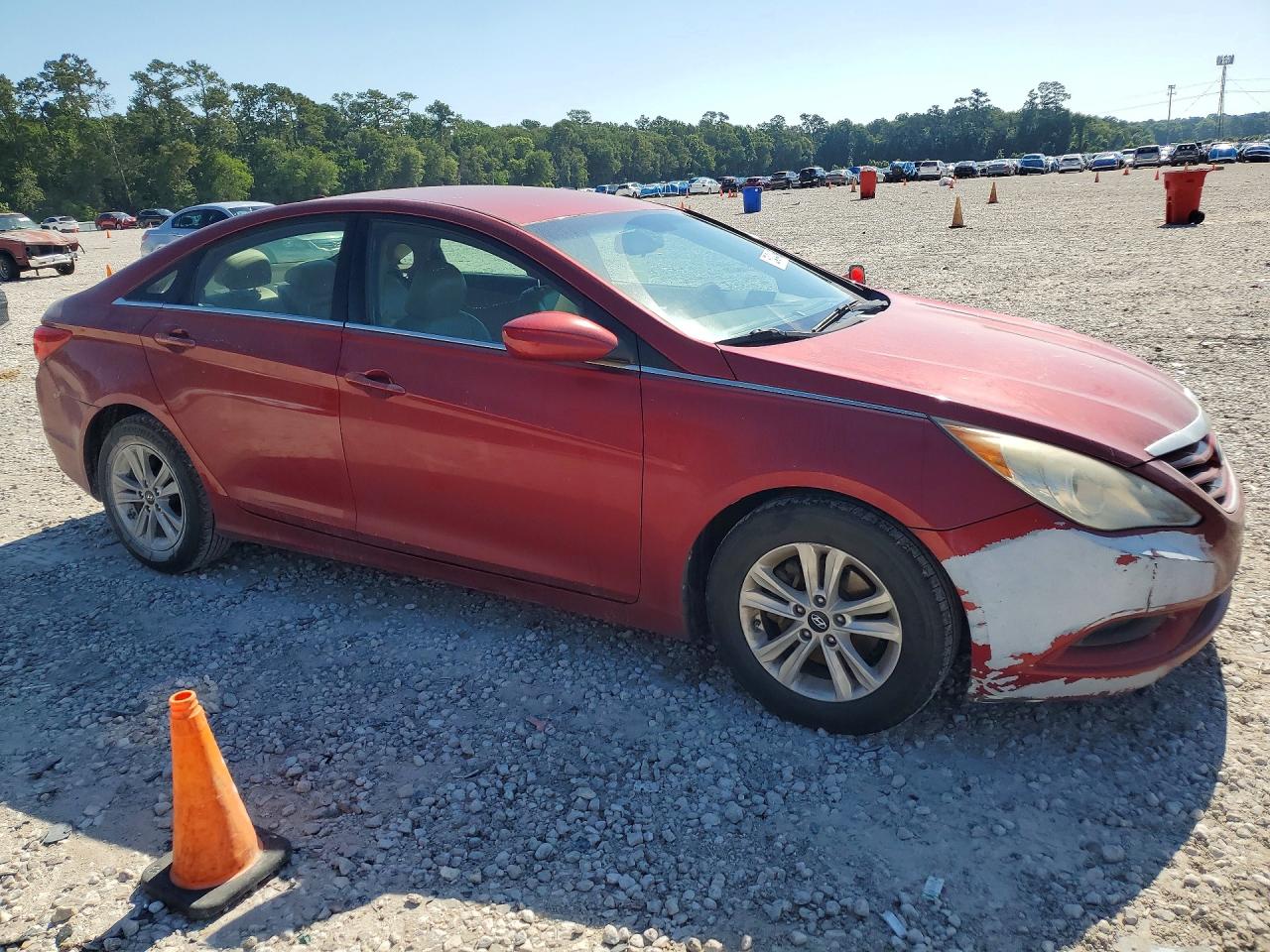 2012 Hyundai Sonata Gls Red vin: 5NPEB4AC1CH459612