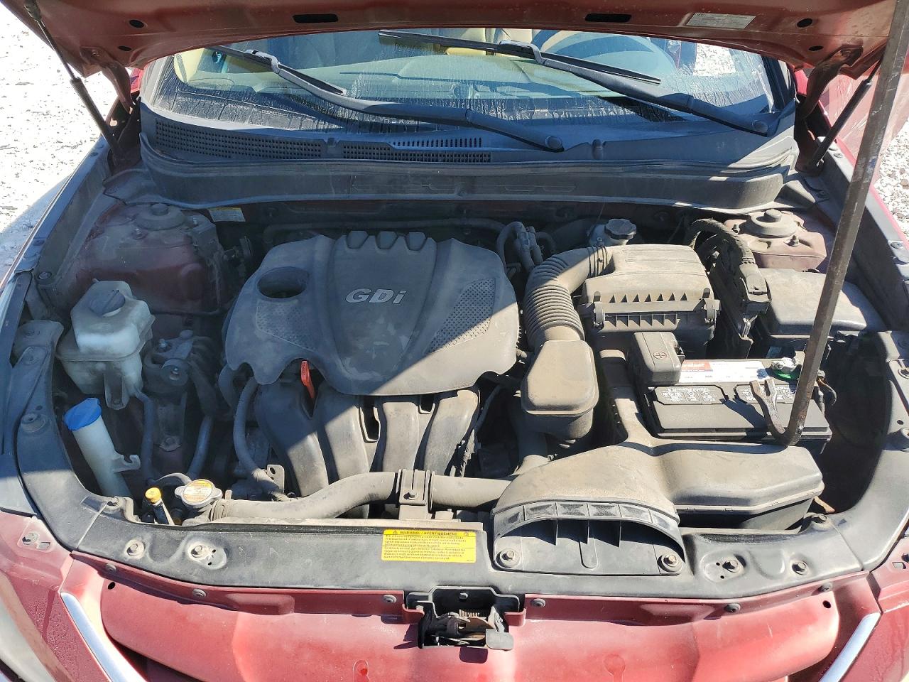 2012 Hyundai Sonata Gls Red vin: 5NPEB4AC1CH459612