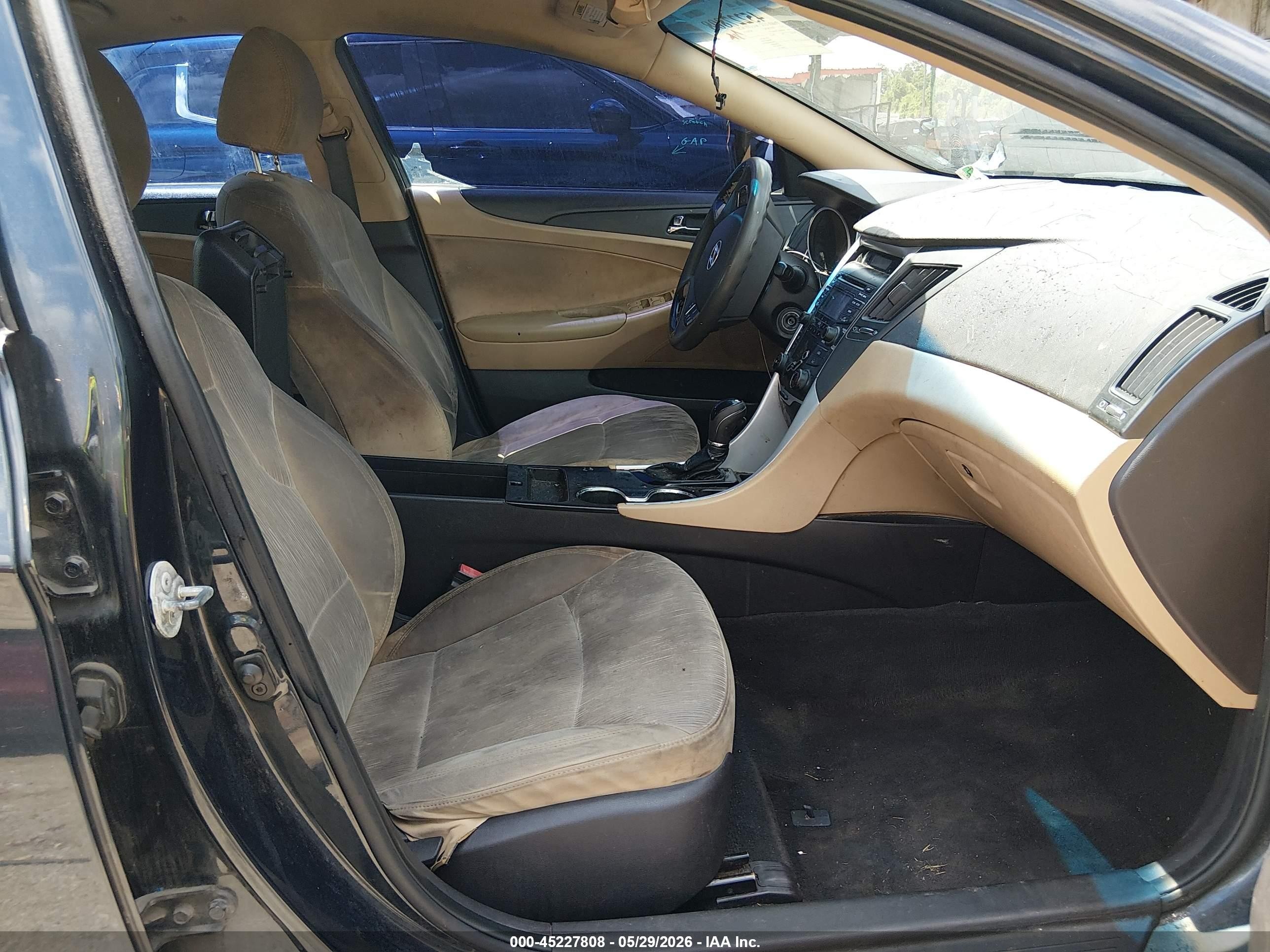 2012 Hyundai Sonata Gls Синий vin: 5NPEB4AC1CH466236