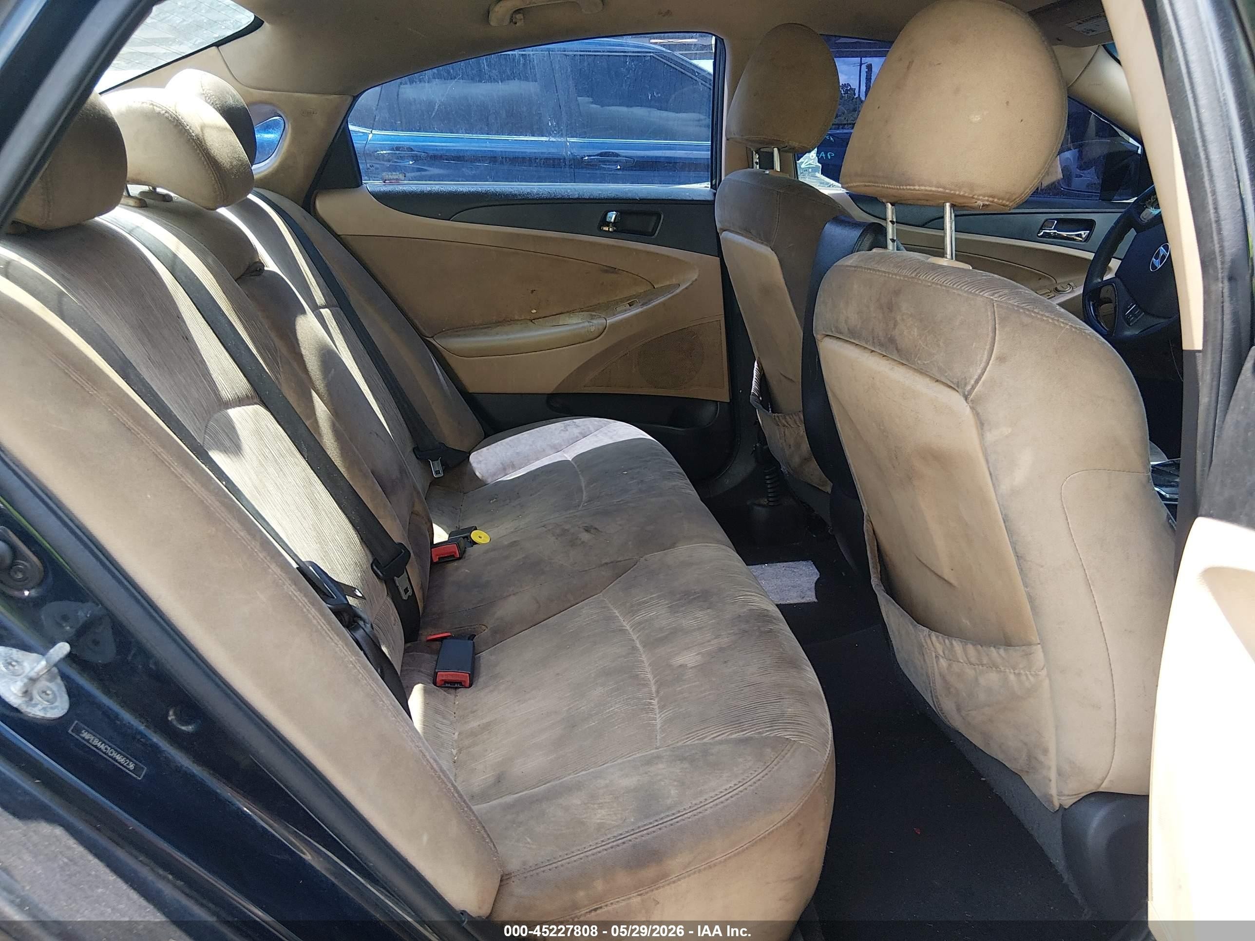 2012 Hyundai Sonata Gls Синий vin: 5NPEB4AC1CH466236