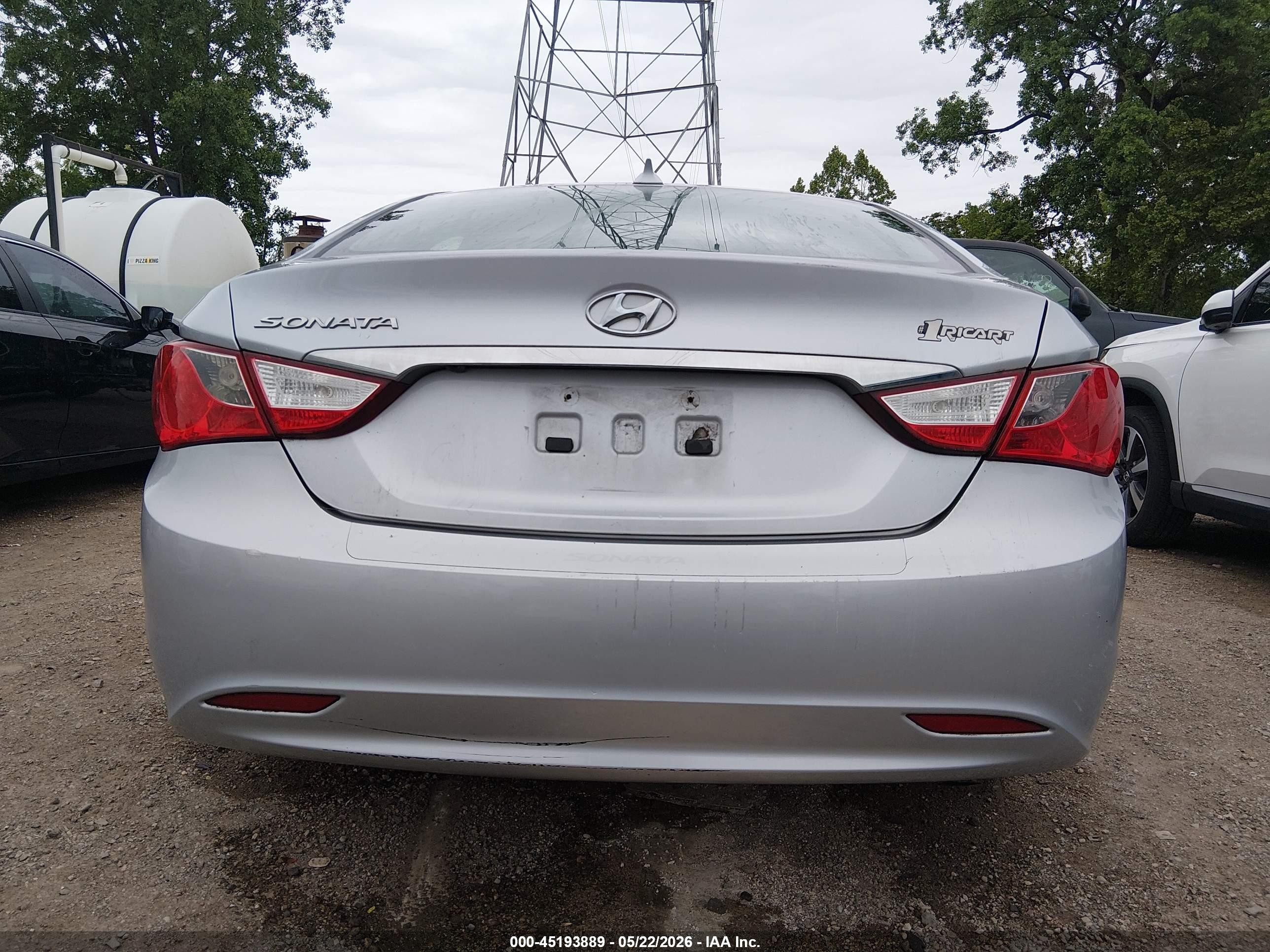 2012 Hyundai Sonata Gls Silver vin: 5NPEB4AC1CH467998