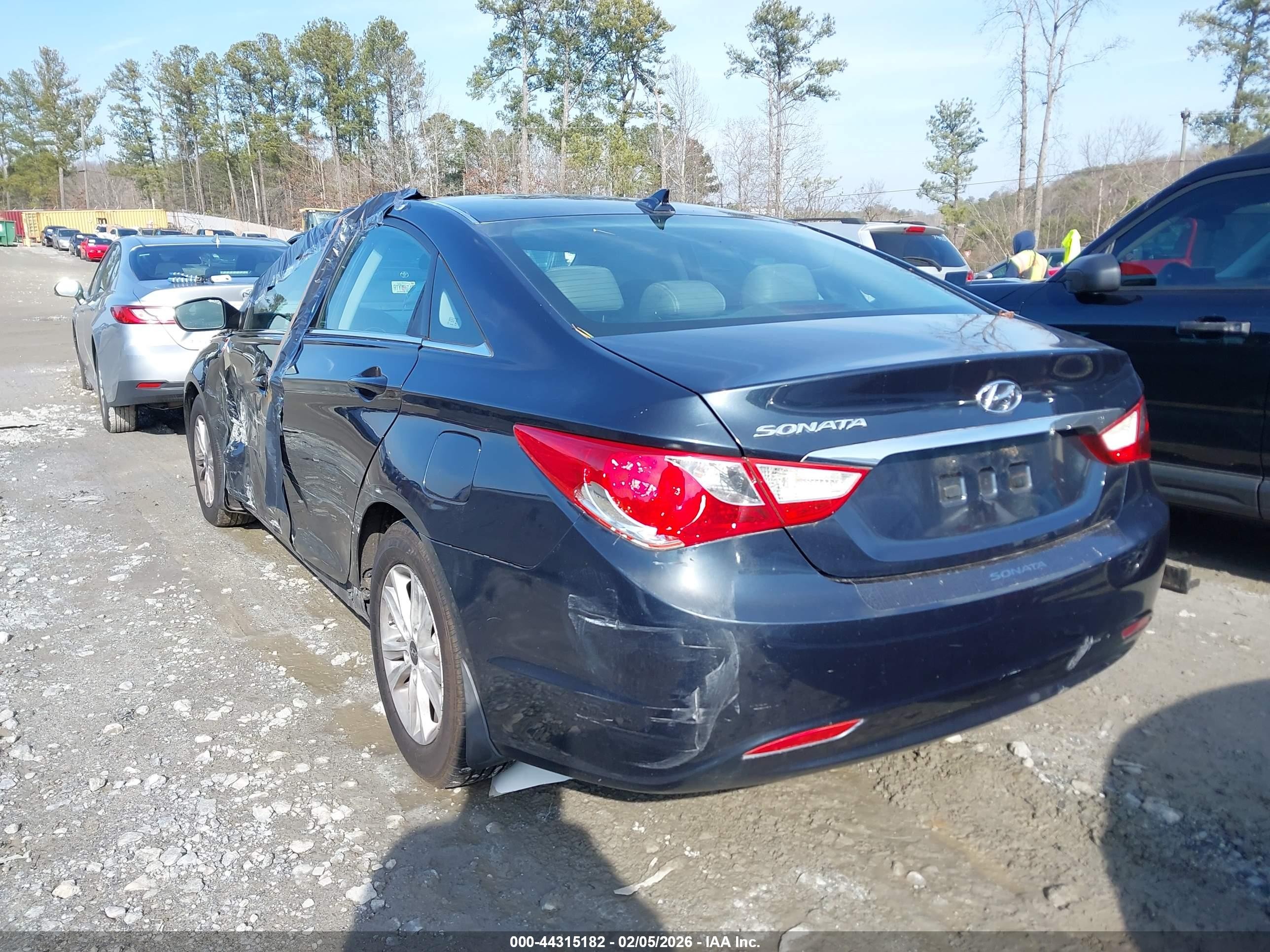 2012 Hyundai Sonata Gls Dark Blue vin: 5NPEB4AC1CH469122