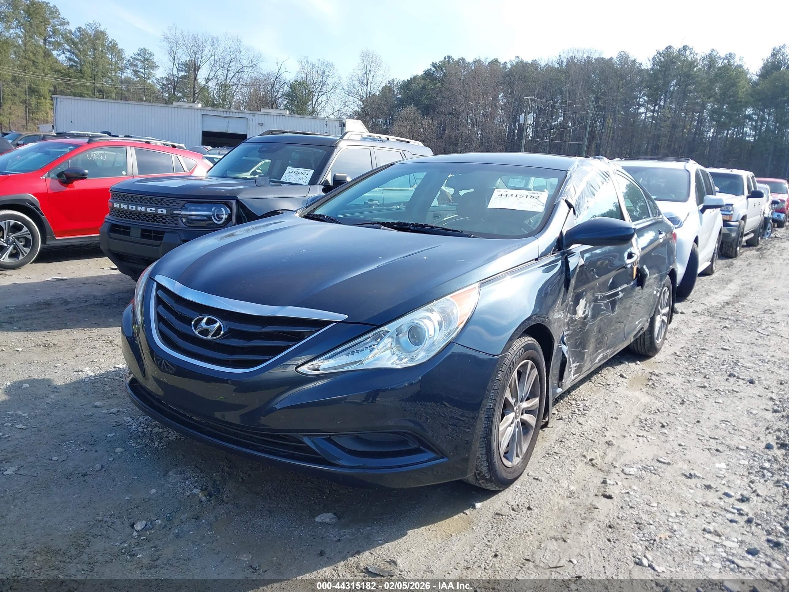 2012 Hyundai Sonata Gls Dark Blue vin: 5NPEB4AC1CH469122