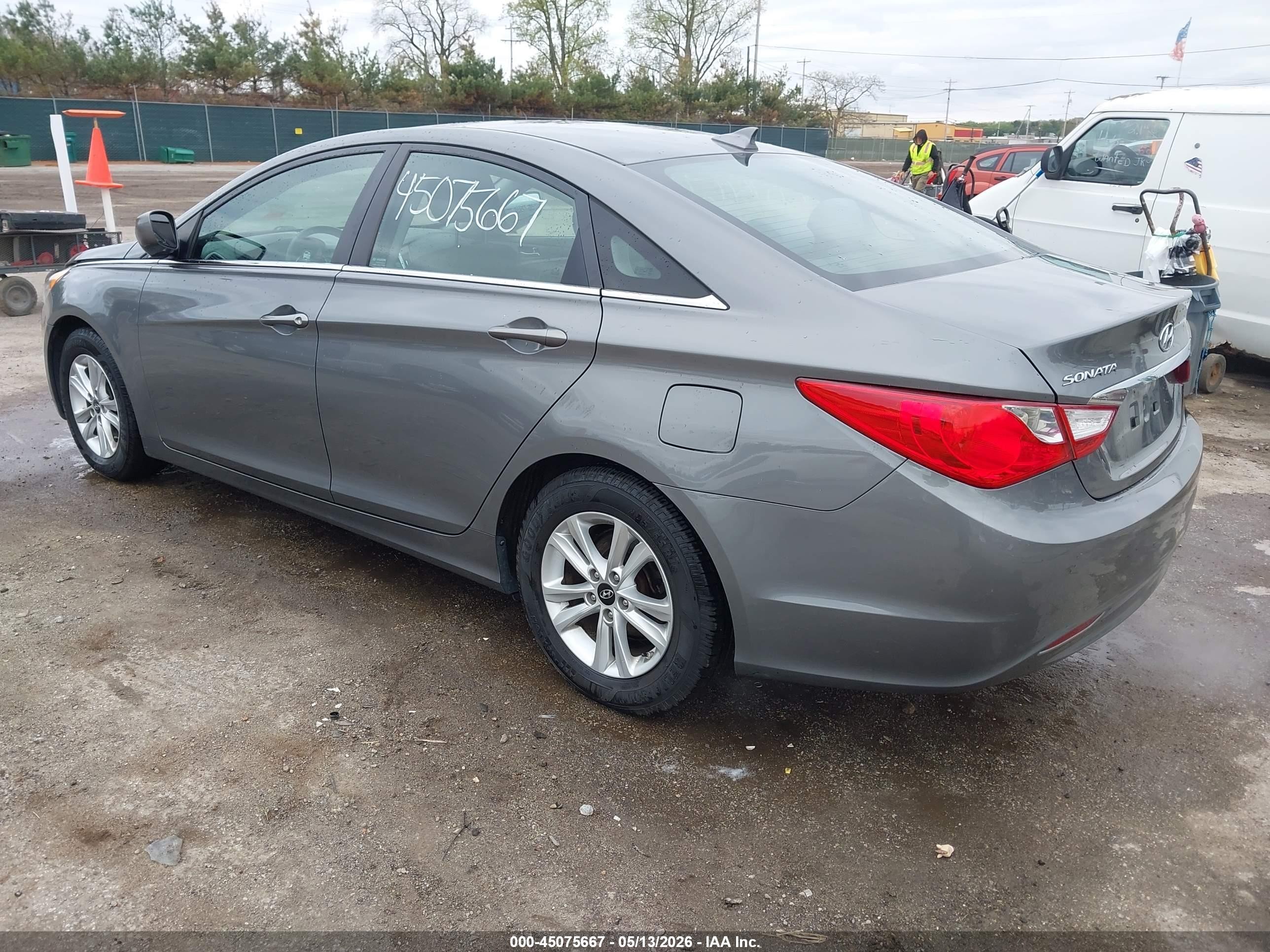 2012 Hyundai Sonata Gls Gray vin: 5NPEB4AC1CH471100