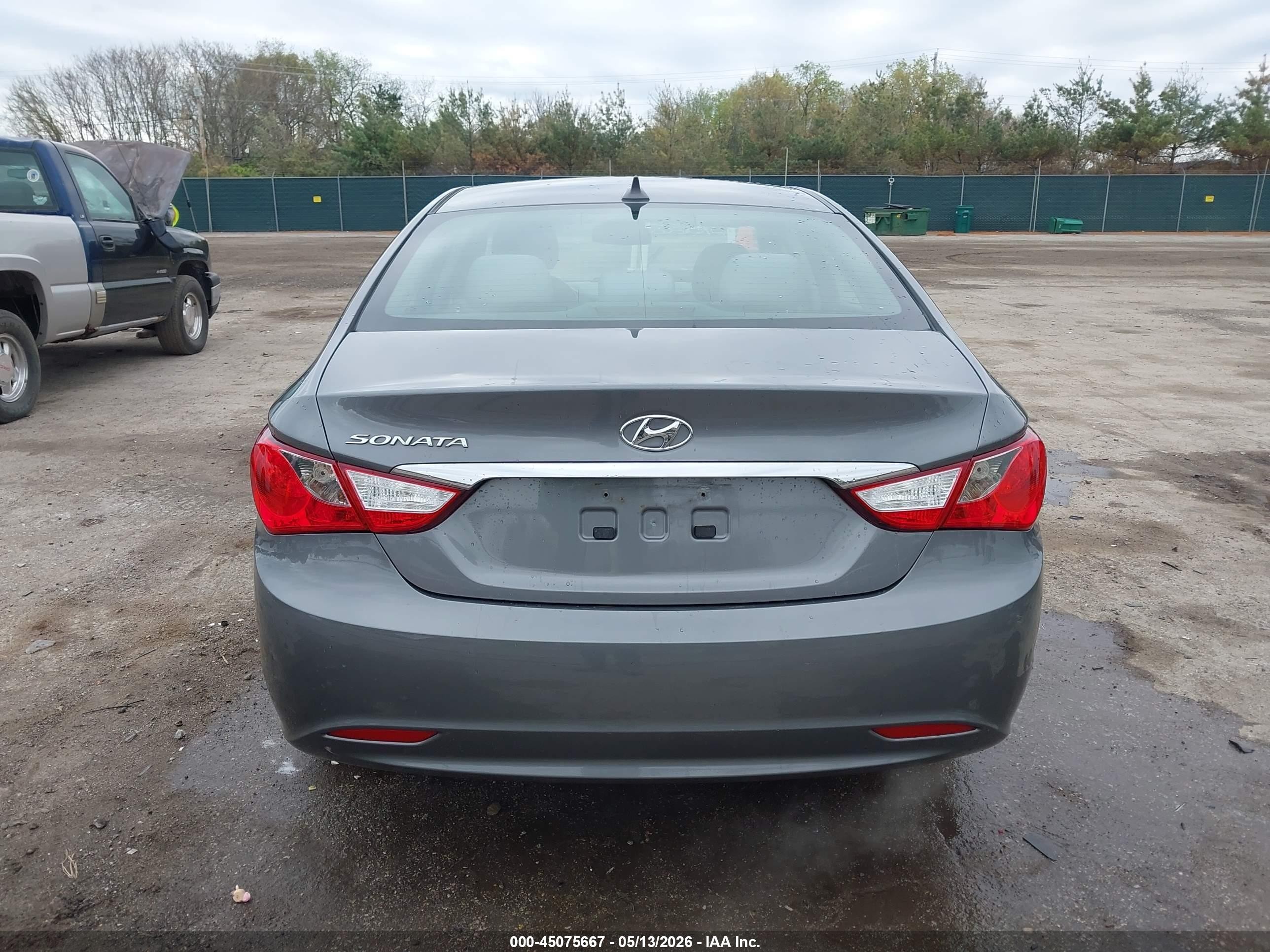 2012 Hyundai Sonata Gls Gray vin: 5NPEB4AC1CH471100