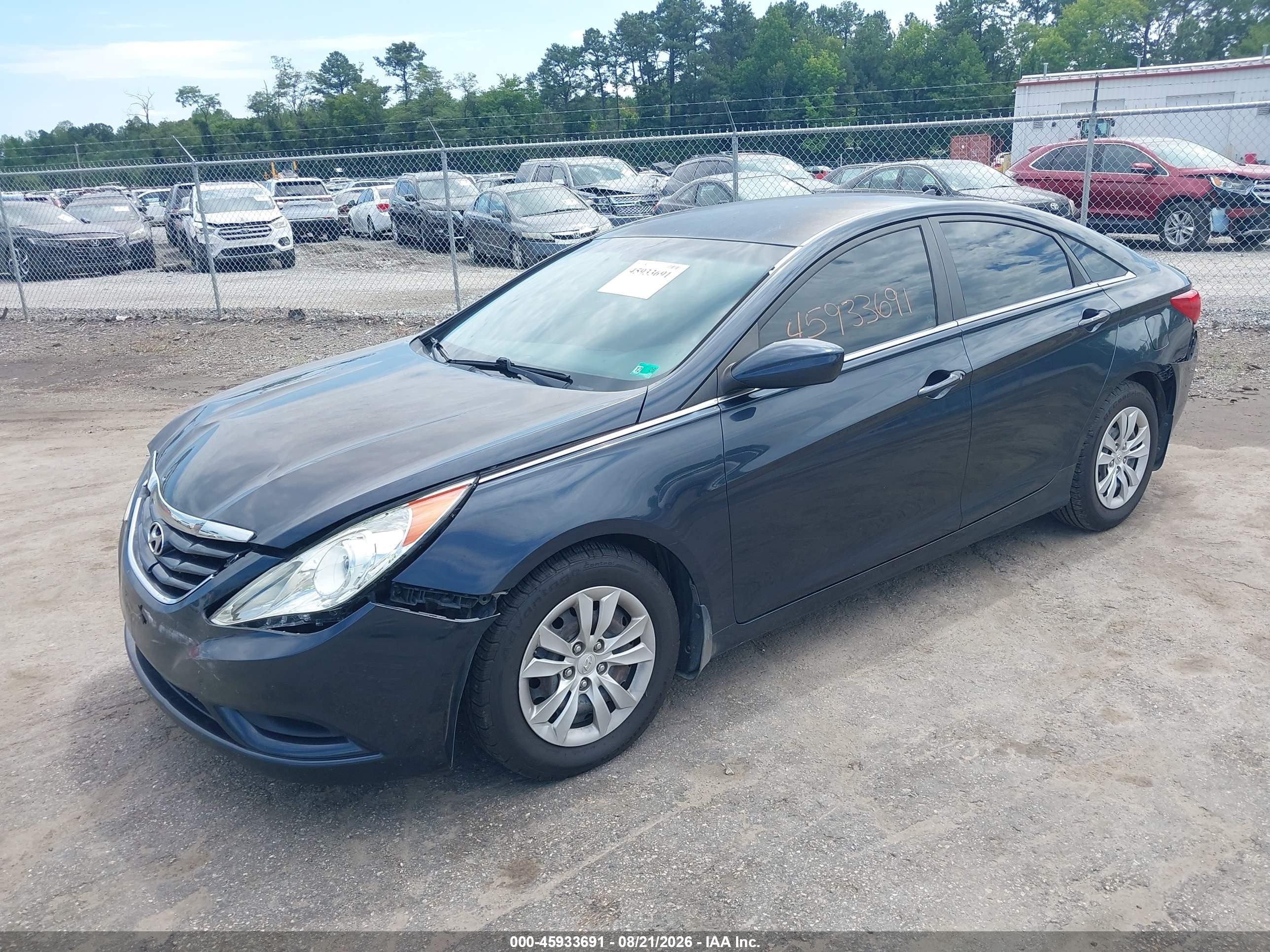 2012 Hyundai Sonata Gls Dark Blue vin: 5NPEB4AC1CH471310