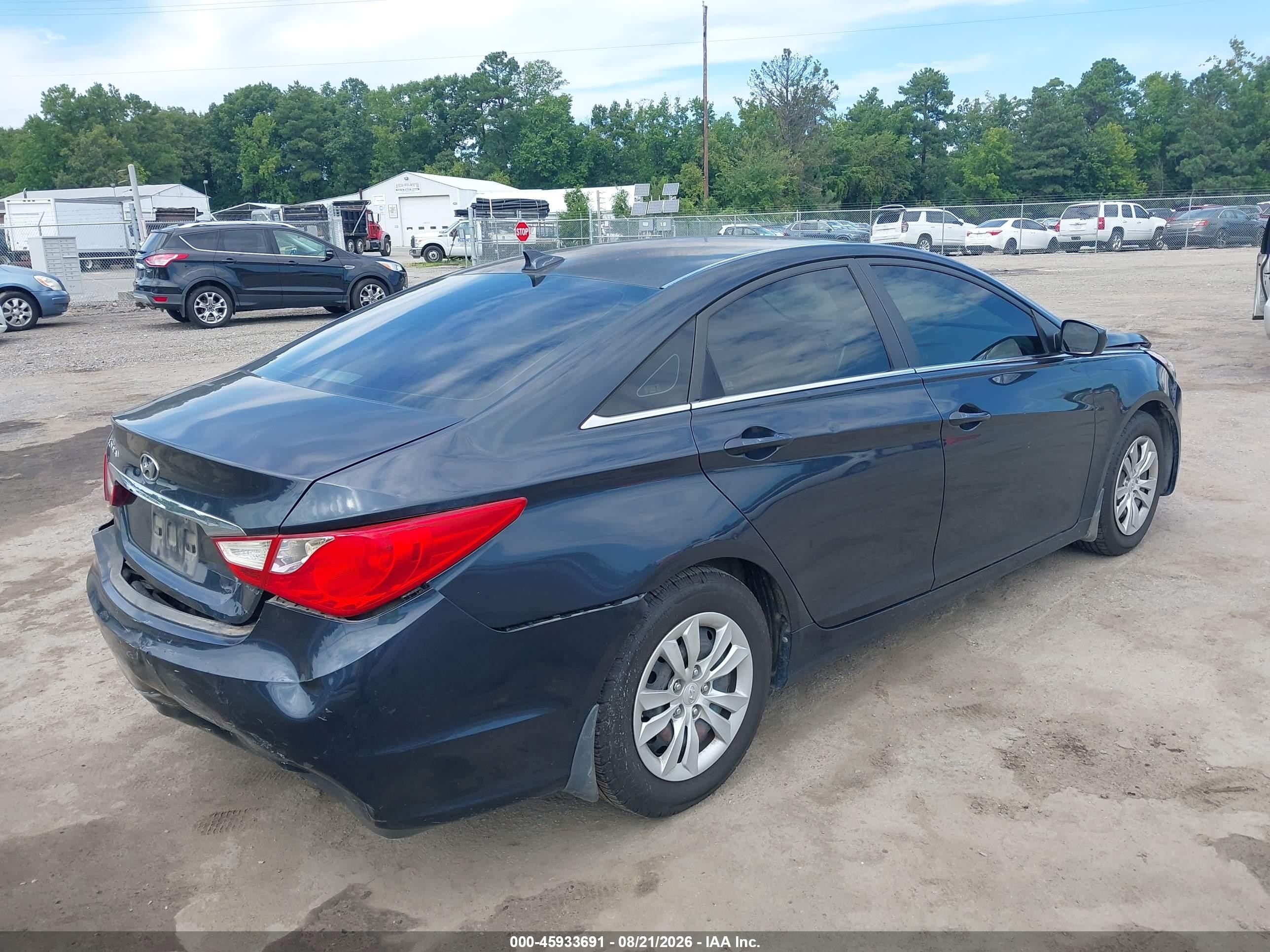 2012 Hyundai Sonata Gls Dark Blue vin: 5NPEB4AC1CH471310