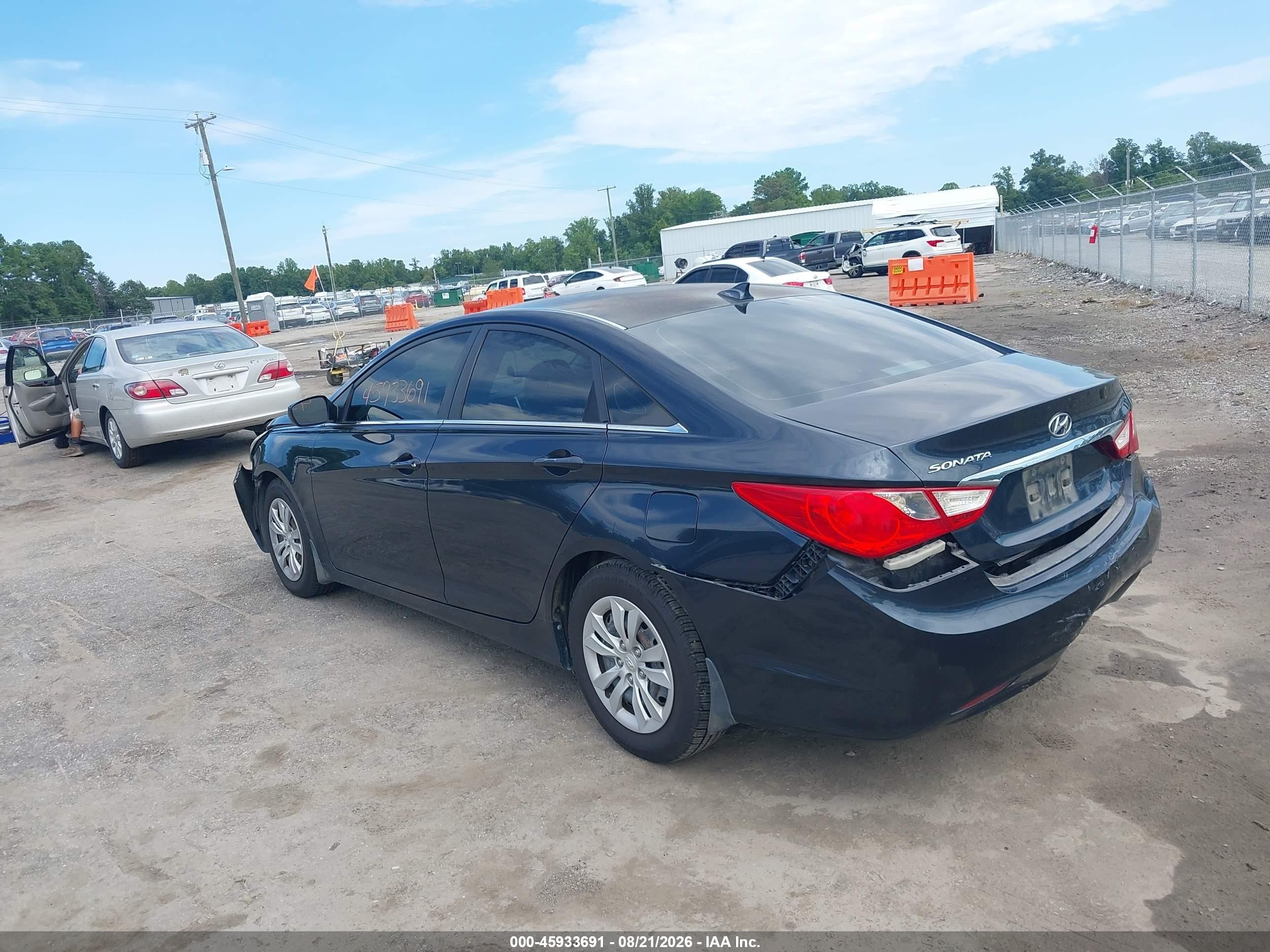 2012 Hyundai Sonata Gls Dark Blue vin: 5NPEB4AC1CH471310
