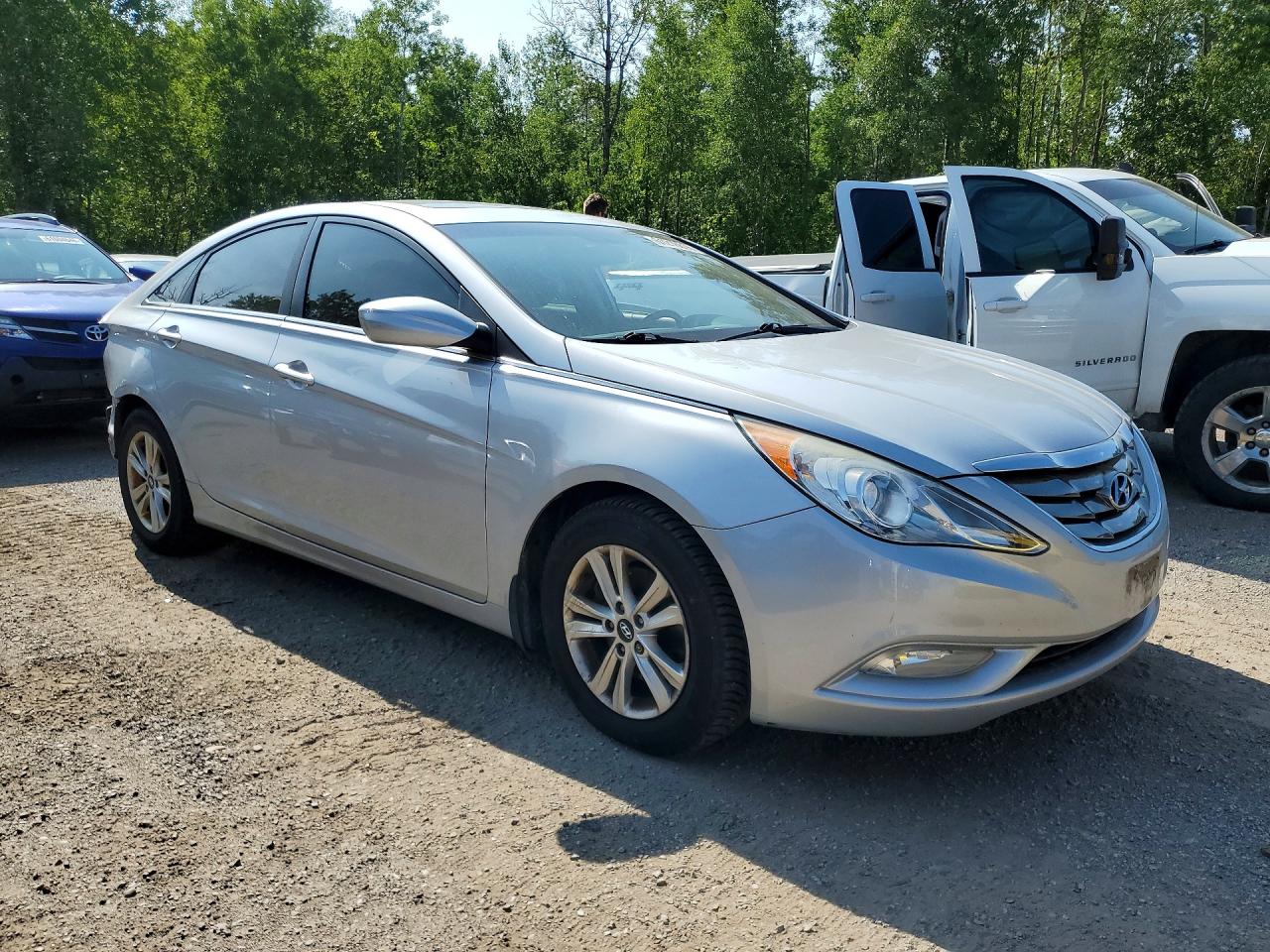 2012 Hyundai Sonata Gls Silver vin: 5NPEB4AC1CH474613