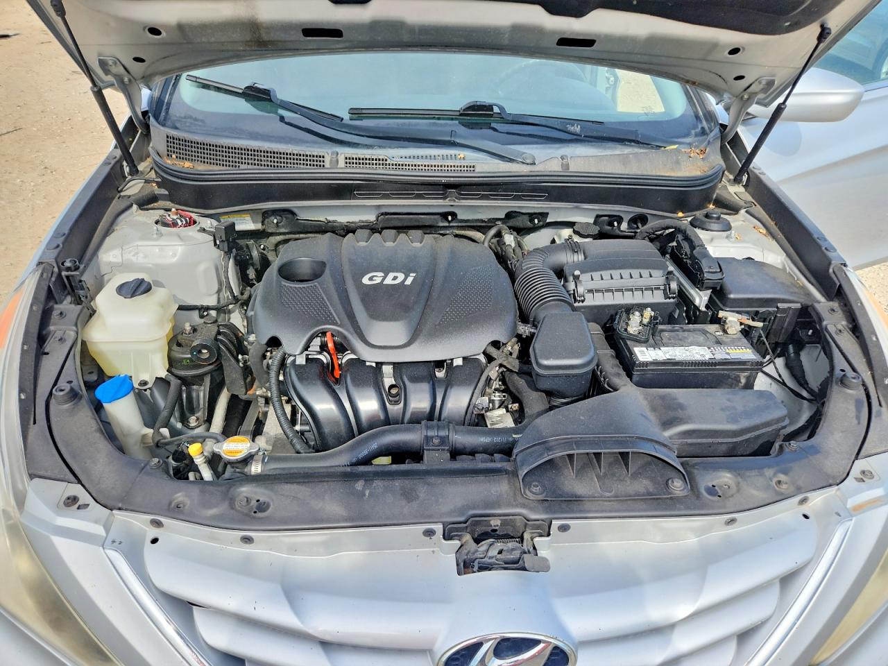2012 Hyundai Sonata Gls Silver vin: 5NPEB4AC1CH479990