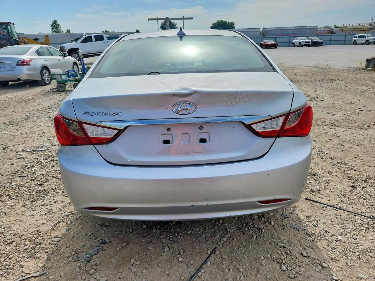 2012 Hyundai Sonata Gls Silver vin: 5NPEB4AC1CH479990