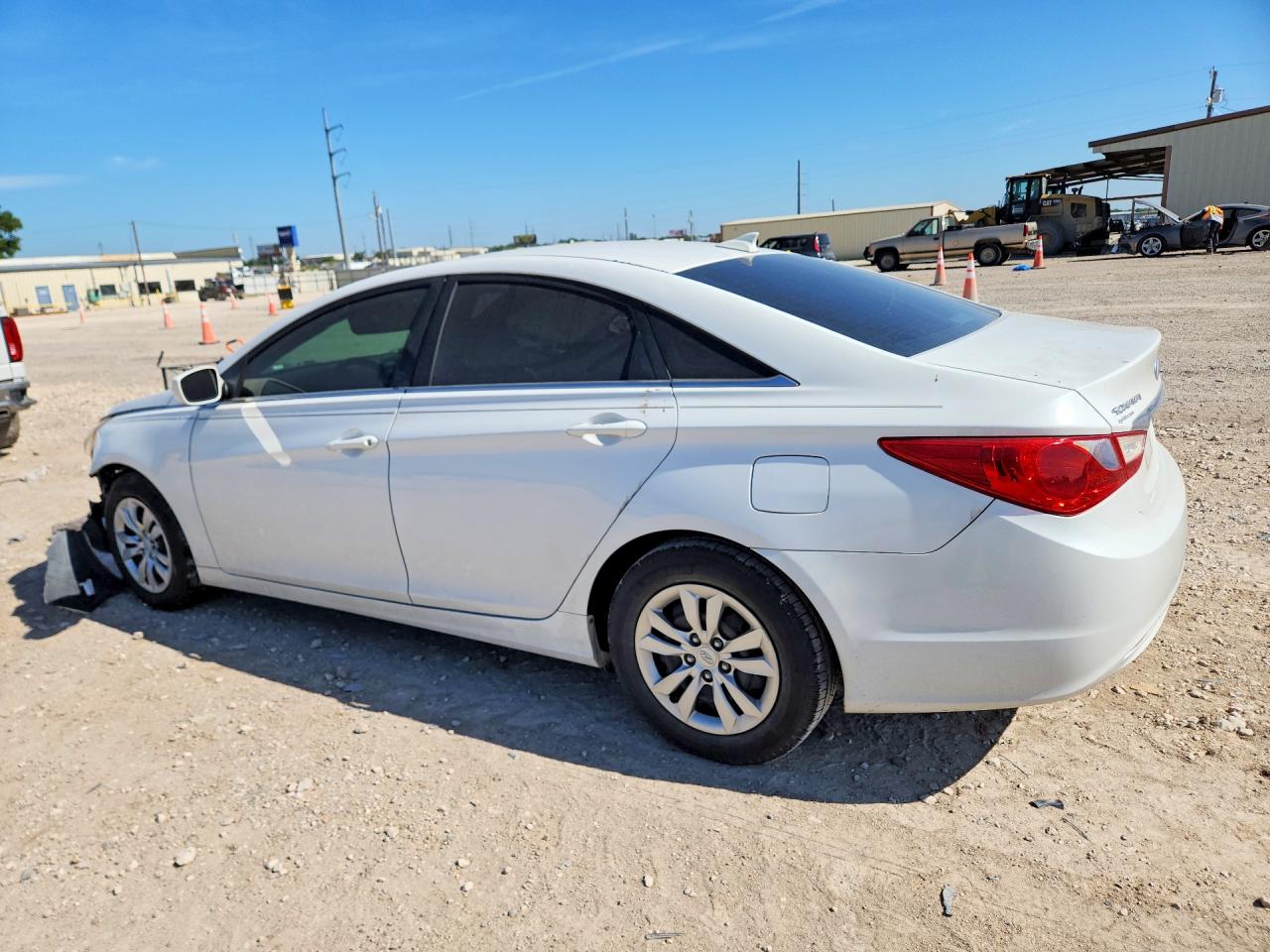 2012 Hyundai Sonata Gls White vin: 5NPEB4AC1CH482582