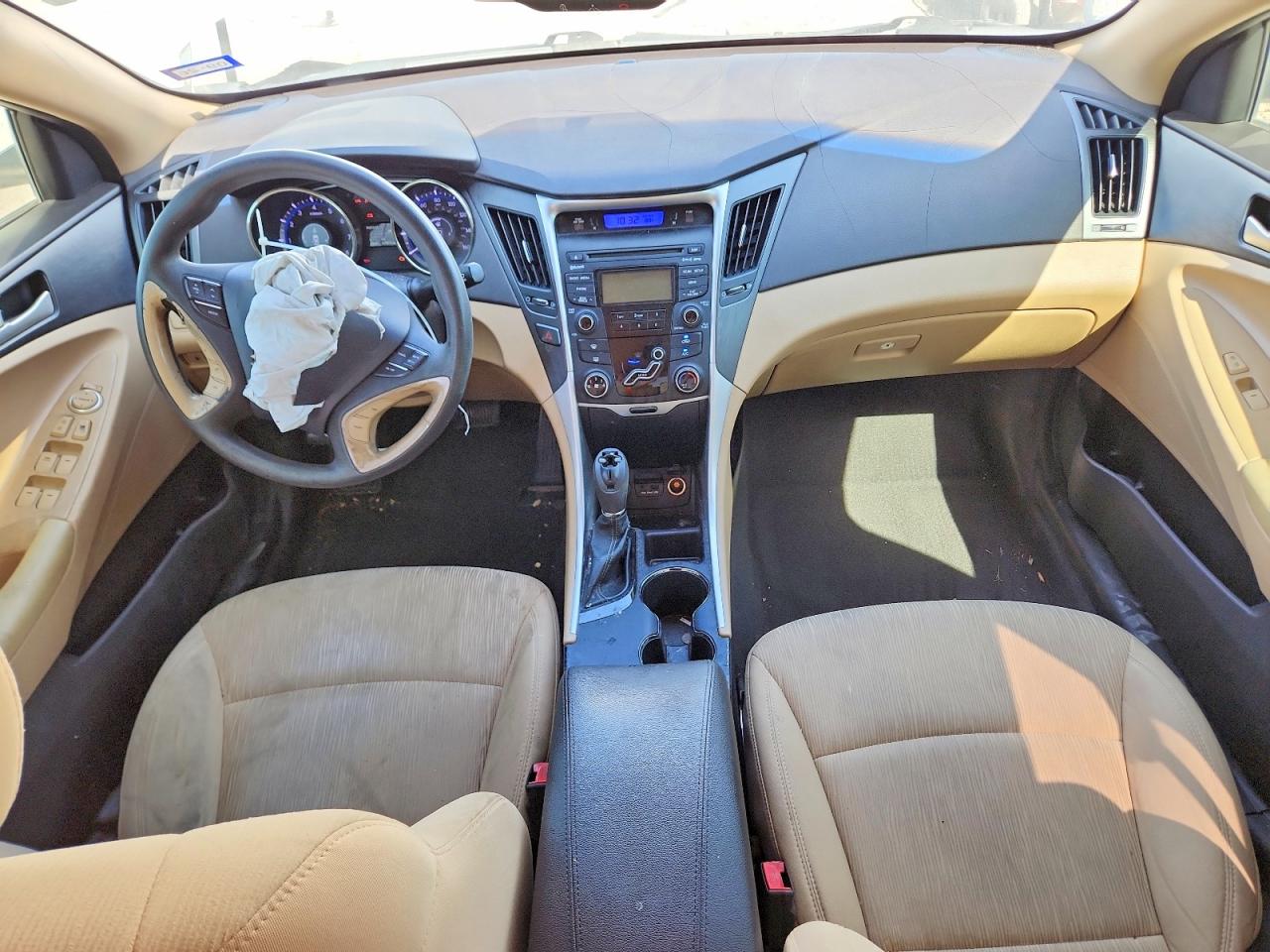 2012 Hyundai Sonata Gls White vin: 5NPEB4AC1CH482582