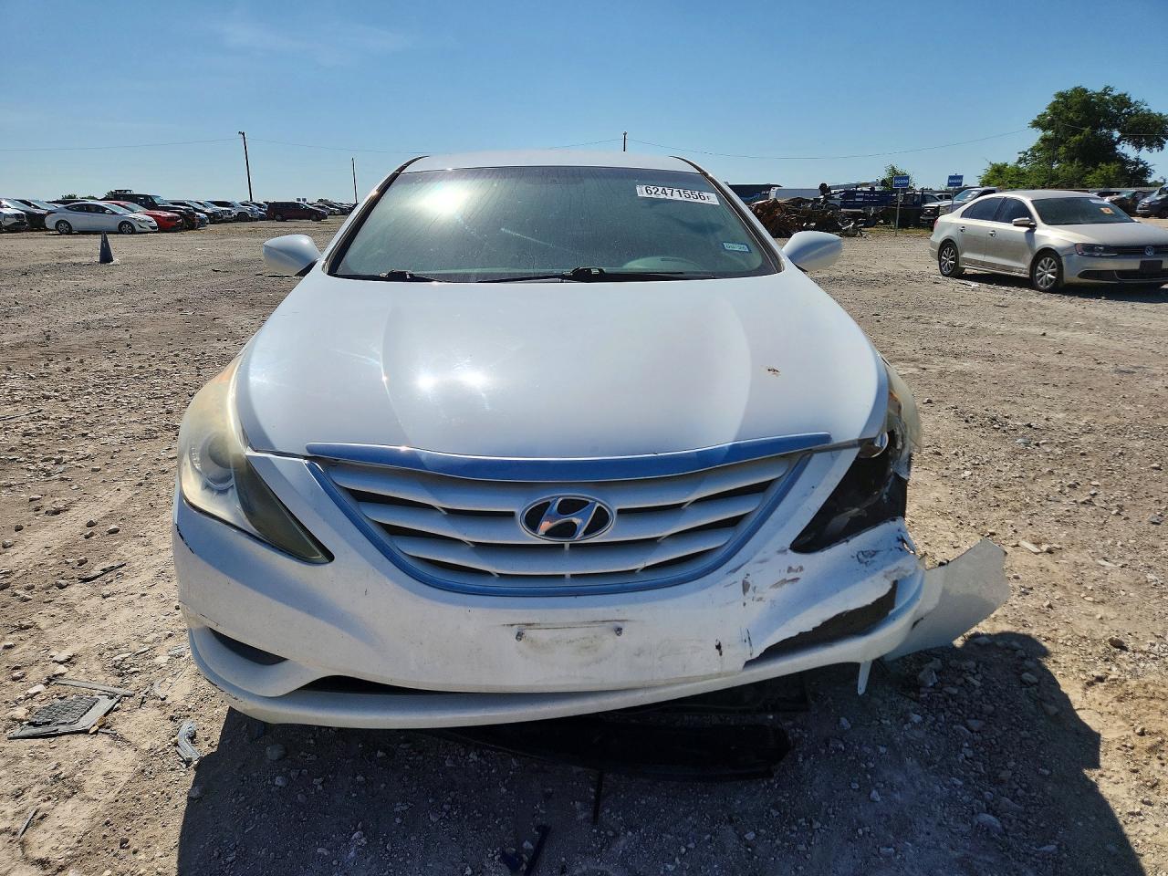 2012 Hyundai Sonata Gls White vin: 5NPEB4AC1CH482582