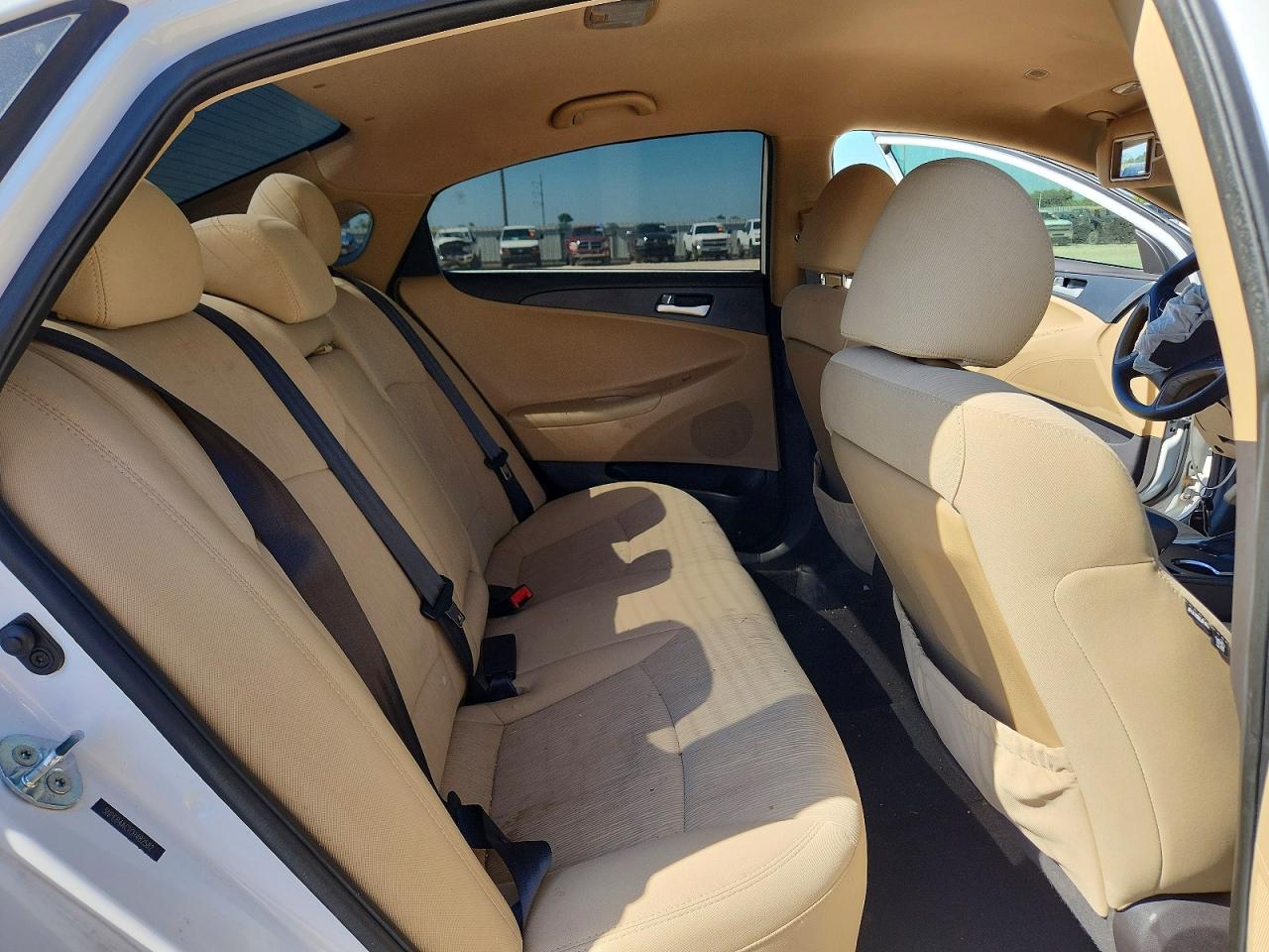 2012 Hyundai Sonata Gls White vin: 5NPEB4AC1CH482582