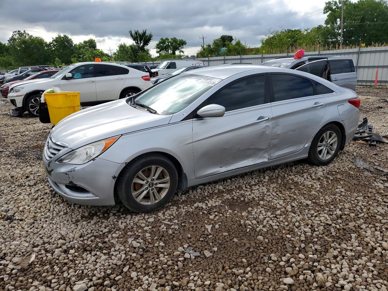 2012 Hyundai Sonata Gls Gray vin: 5NPEB4AC1CH484333