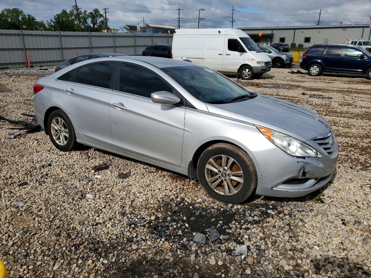 2012 Hyundai Sonata Gls Gray vin: 5NPEB4AC1CH484333