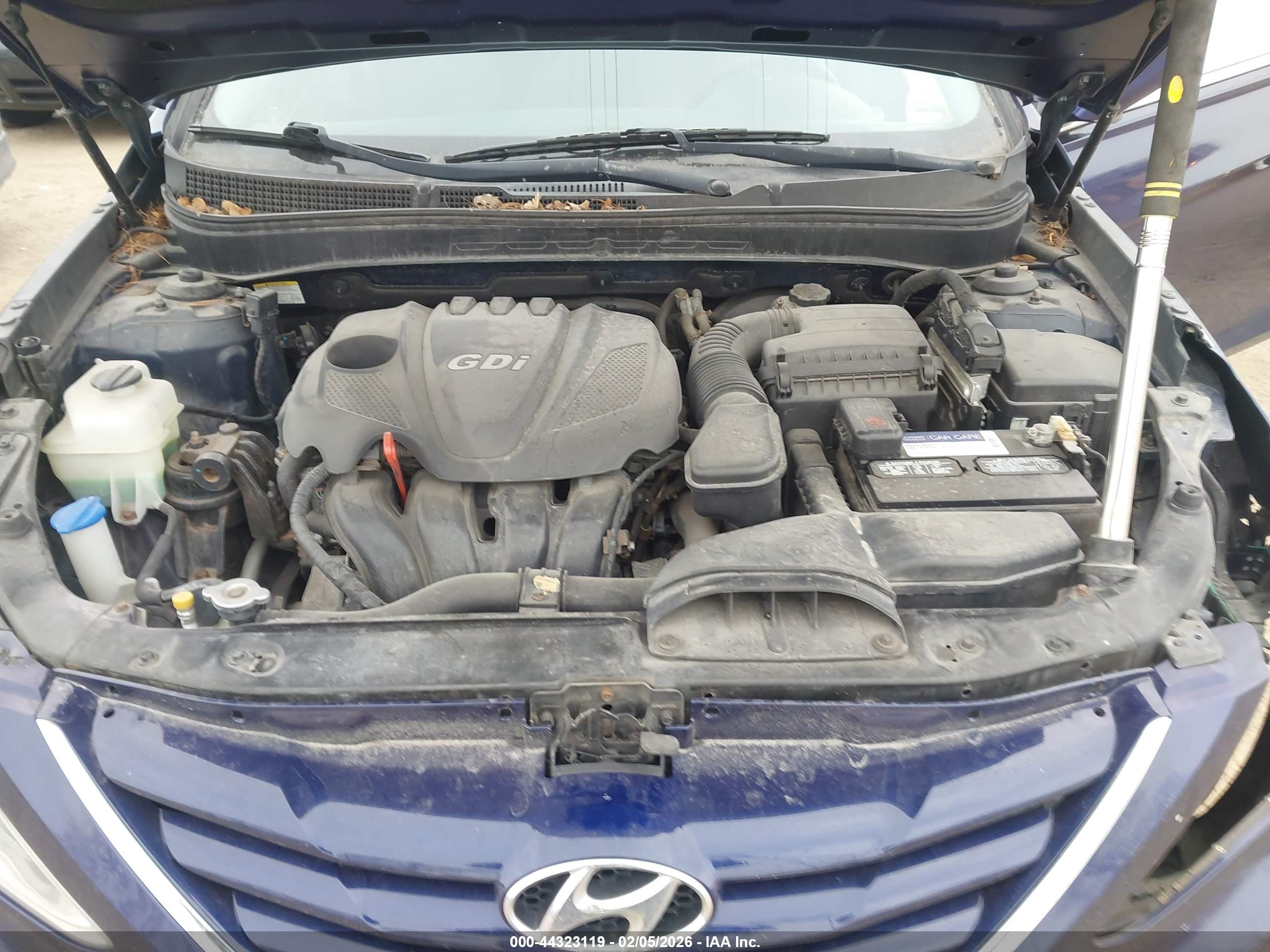 2012 Hyundai Sonata Gls Blue vin: 5NPEB4AC1CH485174