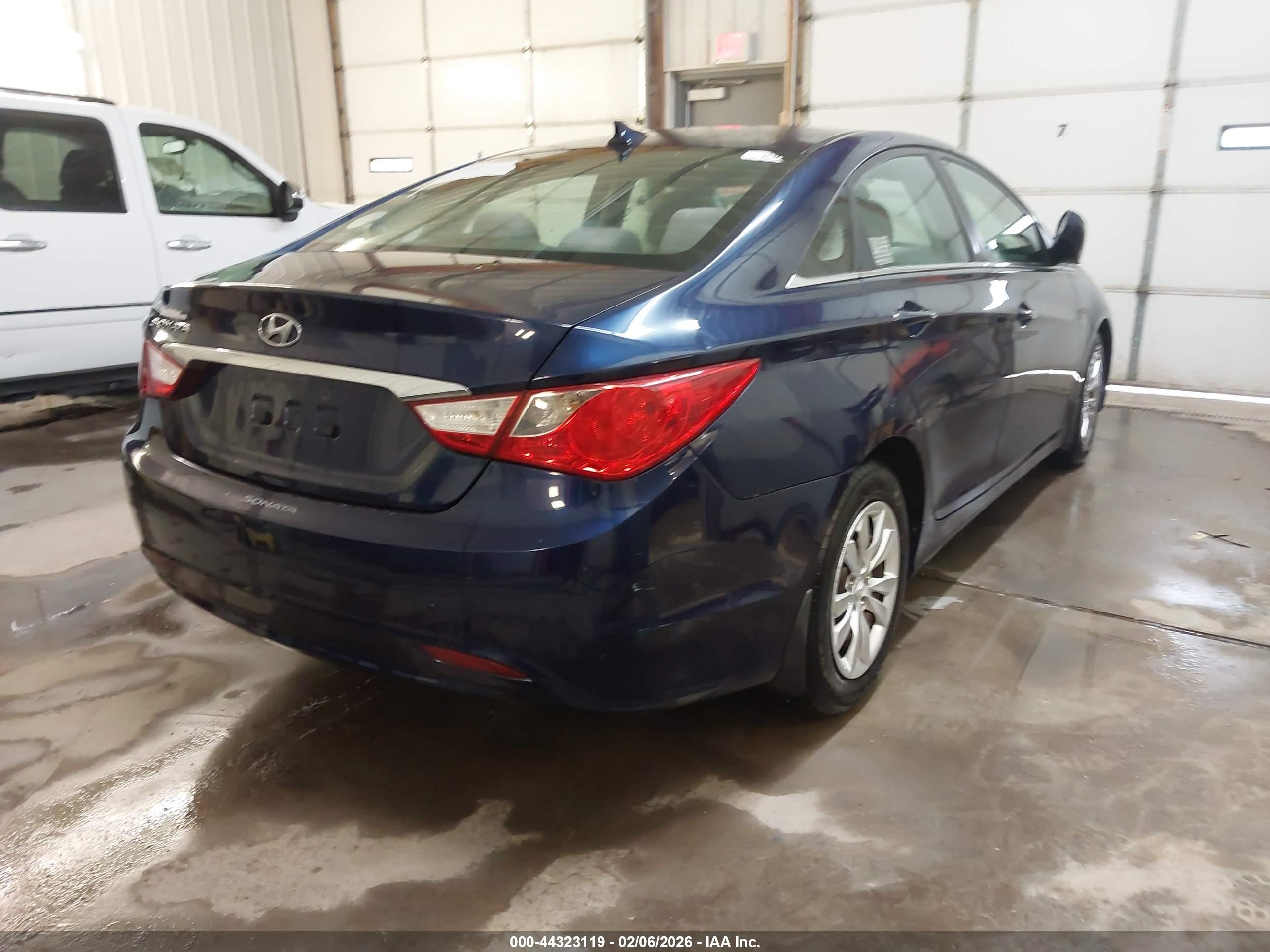 2012 Hyundai Sonata Gls Blue vin: 5NPEB4AC1CH485174